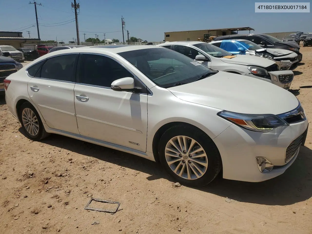 2013 Toyota Avalon Hybrid Limited VIN: 4T1BD1EBXDU017184 Lot: 62025876