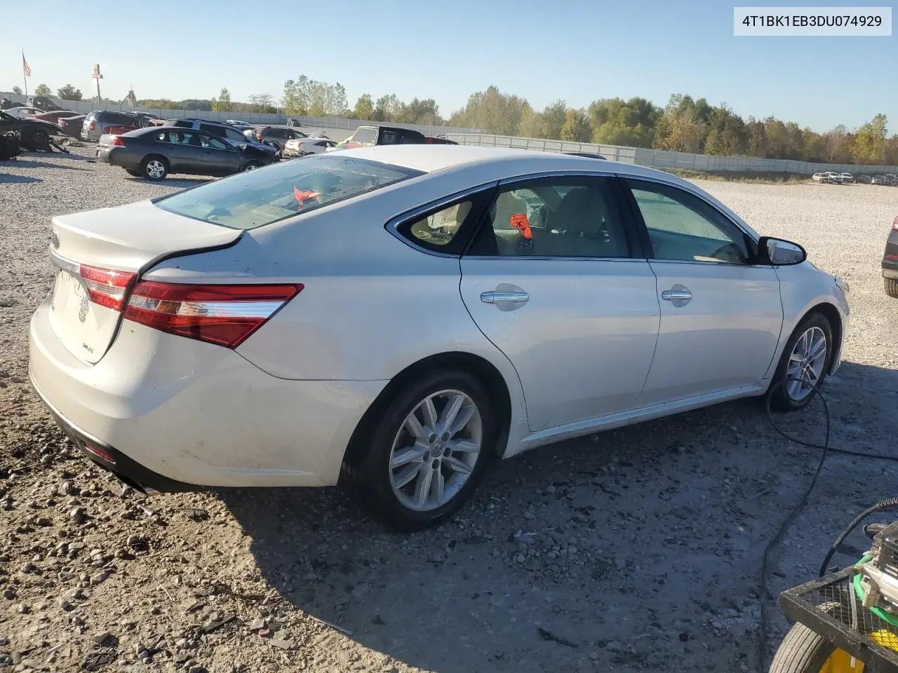 4T1BK1EB3DU074929 2013 Toyota Avalon Base