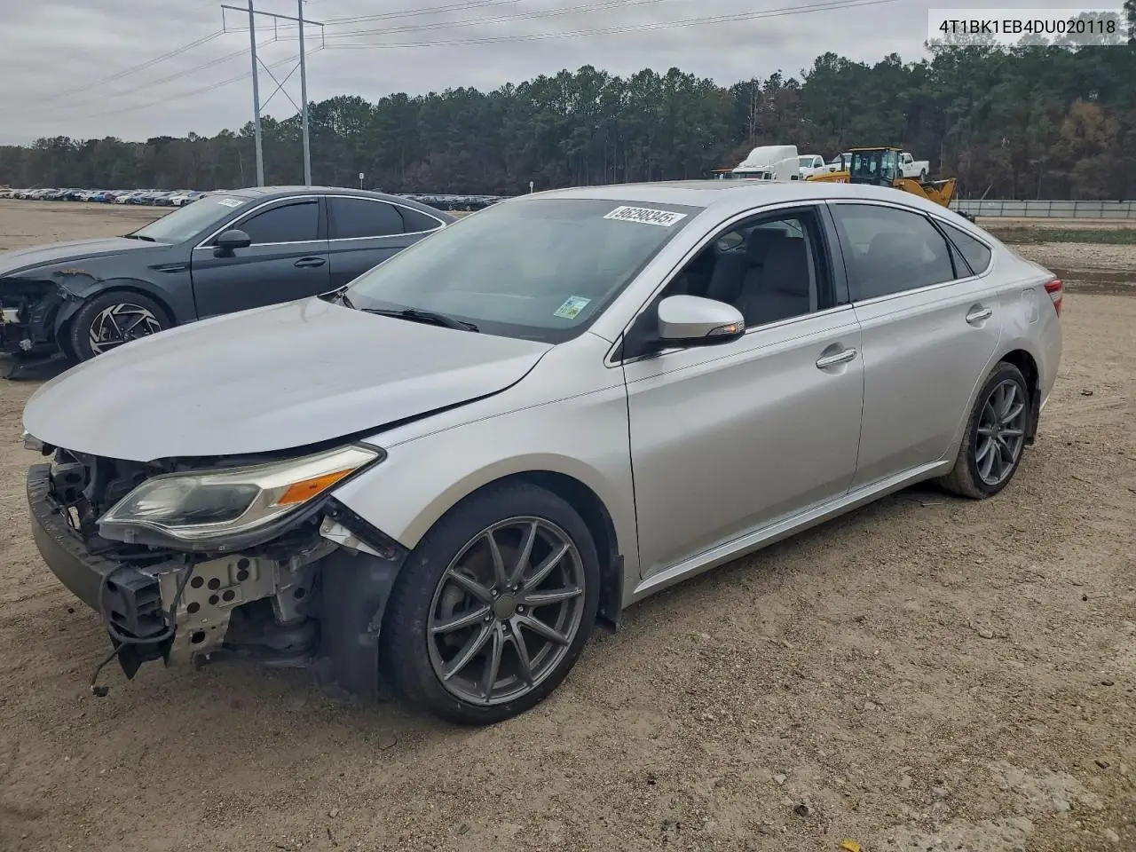 4T1BK1EB4DU020118 2013 Toyota Avalon Base