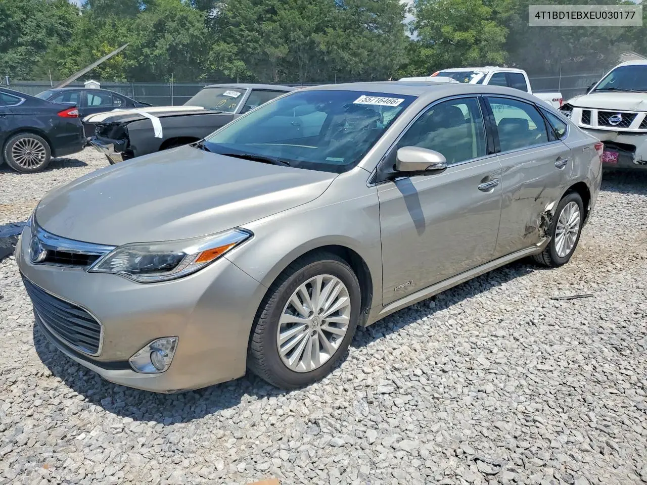 2014 Toyota Avalon Hybrid Limited VIN: 4T1BD1EBXEU030177 Lot: 55716466