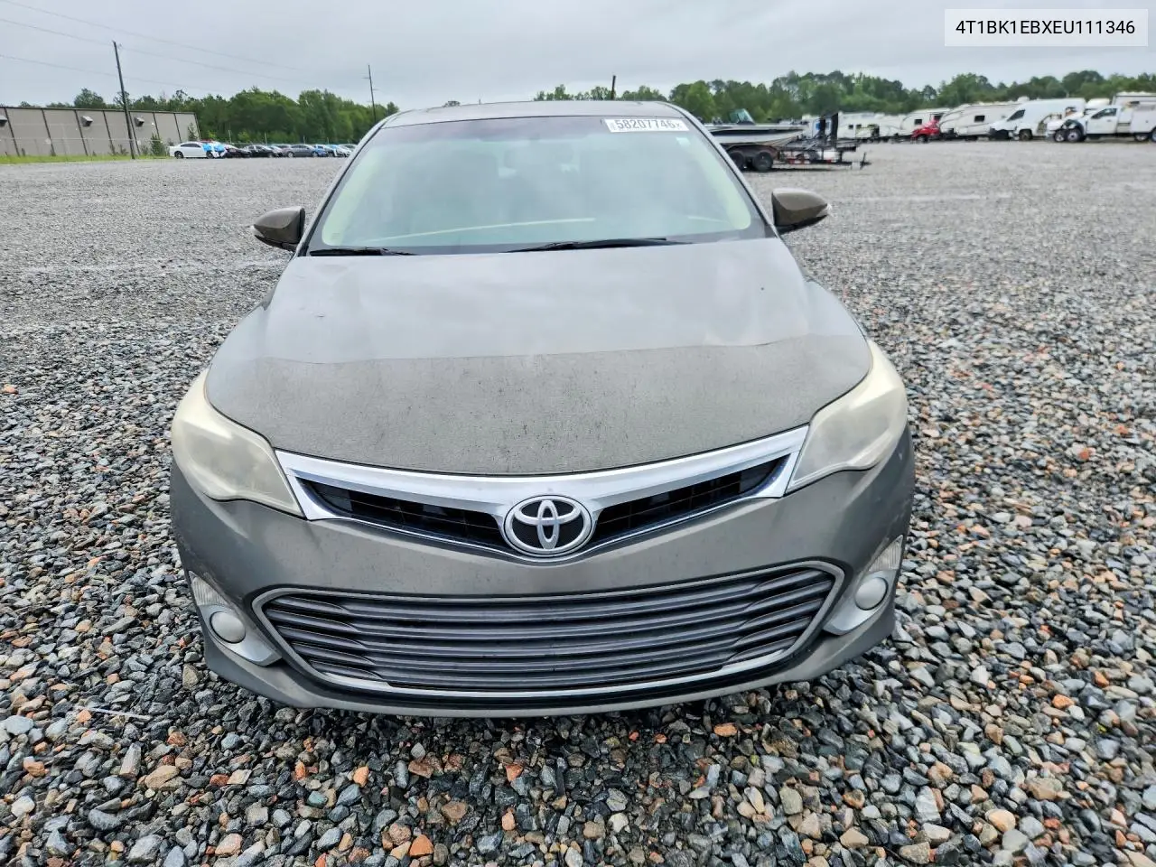 2014 Toyota Avalon Xle Touring VIN: 4T1BK1EBXEU111346 Lot: 58207746