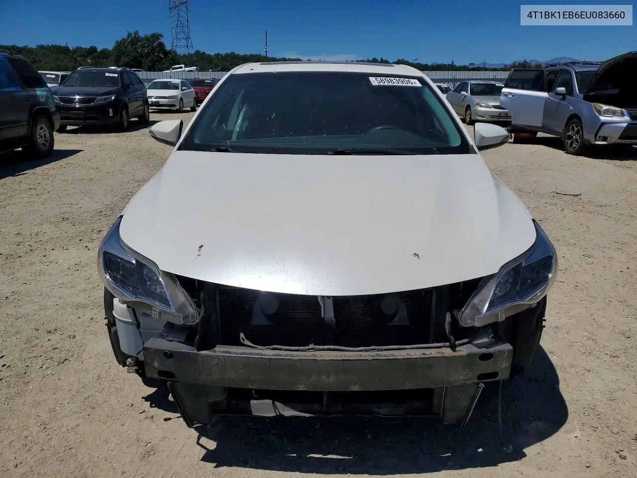 2014 Toyota Avalon Xle Premium VIN: 4T1BK1EB6EU083660 Lot: 58983906