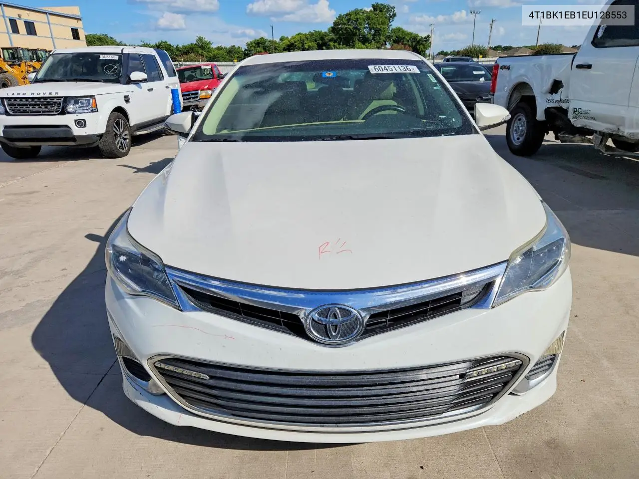 2014 Toyota Avalon Xle VIN: 4T1BK1EB1EU128553 Lot: 60451136