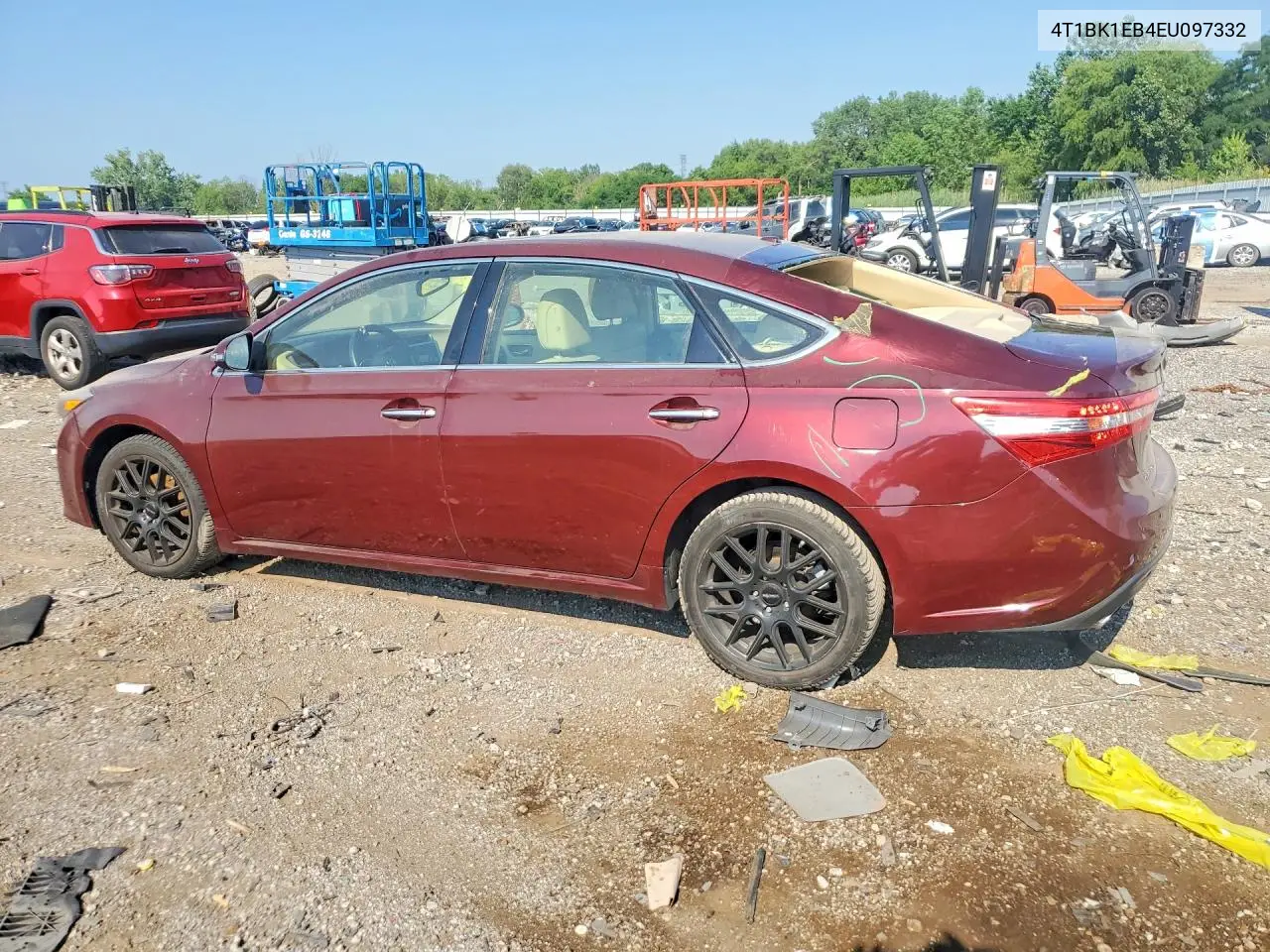 2014 Toyota Avalon Xle Touring VIN: 4T1BK1EB4EU097332 Lot: 60518306