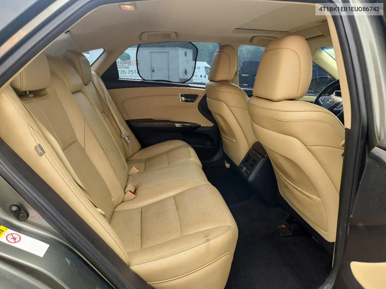 2014 Toyota Avalon Base VIN: 4T1BK1EB1EUO86742 Lot: 60898496