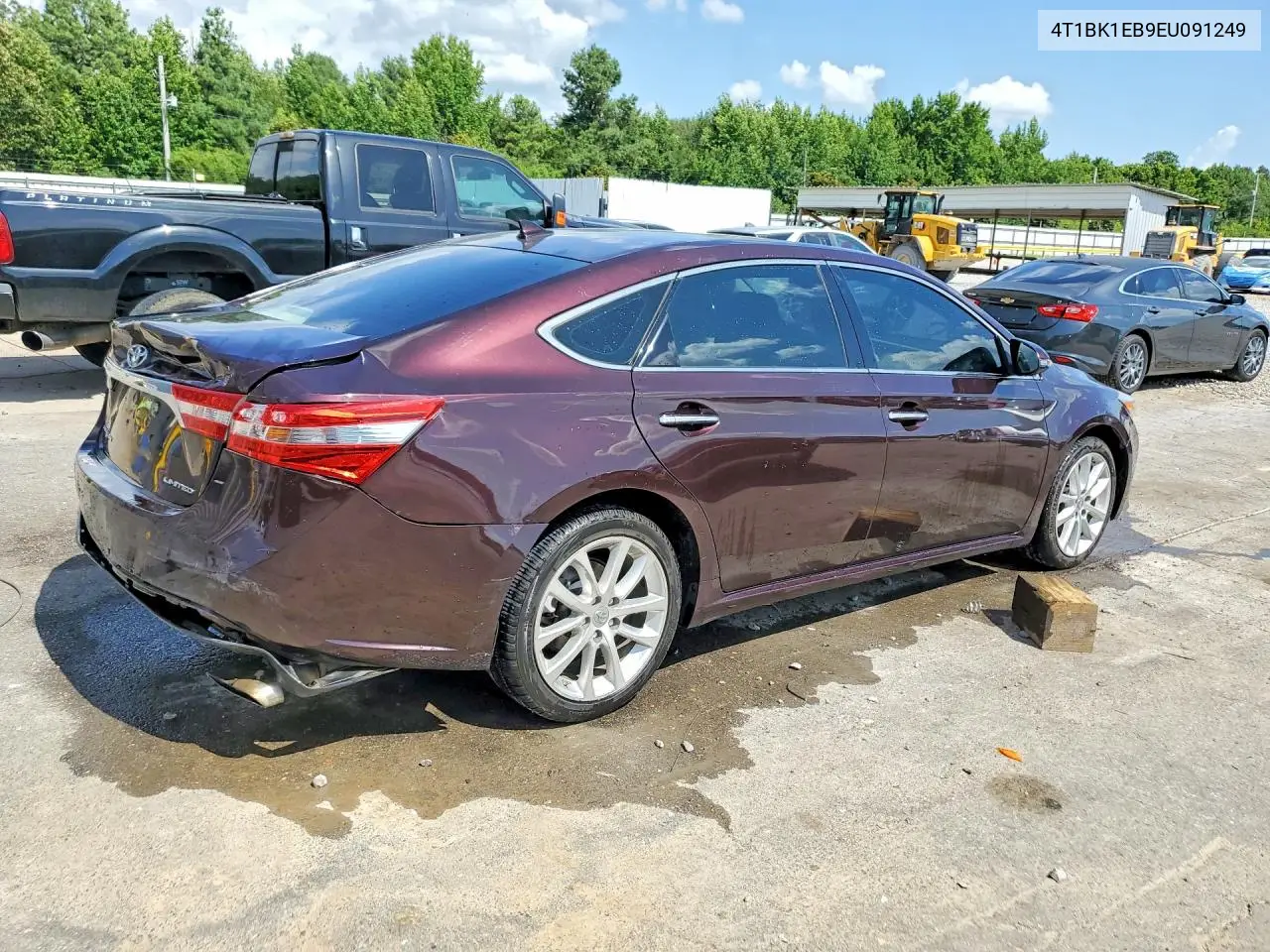 2014 Toyota Avalon Limited VIN: 4T1BK1EB9EU091249 Lot: 61203236