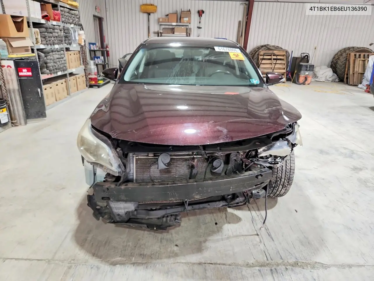 2014 Toyota Avalon Xle VIN: 4T1BK1EB6EU136390 Lot: 61678806
