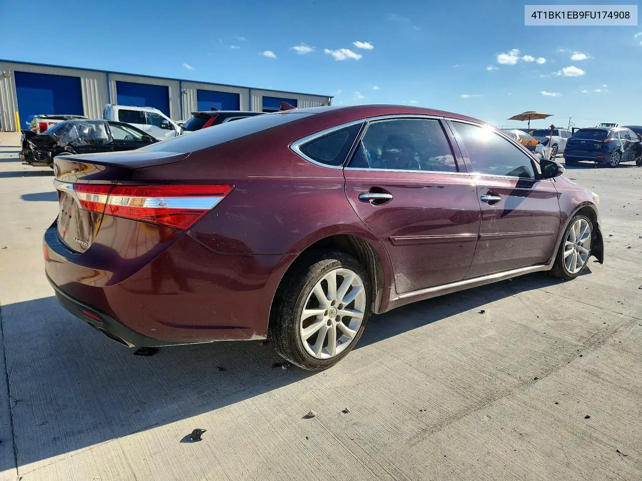 2015 Toyota Avalon Limited VIN: 4T1BK1EB9FU174908 Lot: 56835936