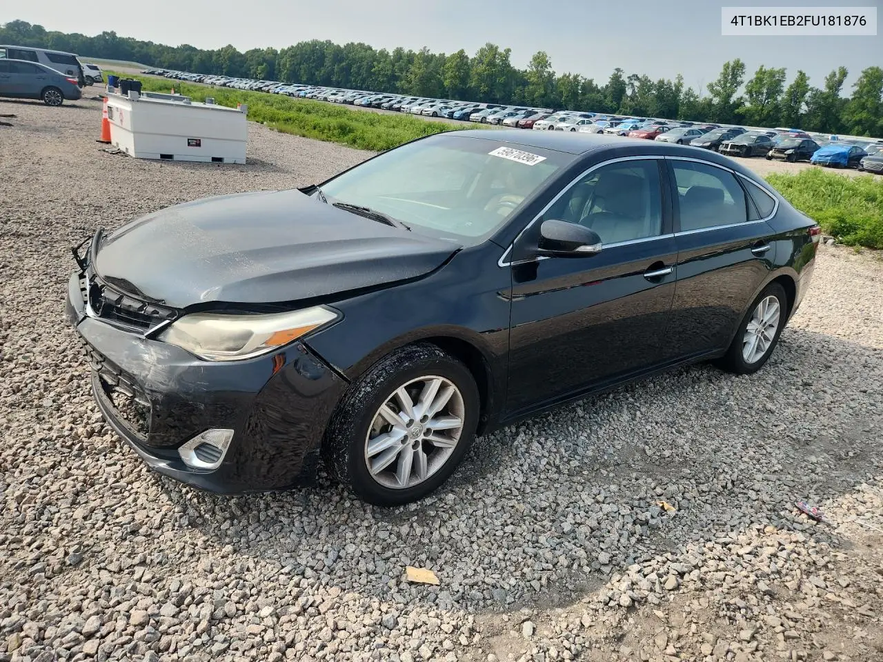 2015 Toyota Avalon Xle VIN: 4T1BK1EB2FU181876 Lot: 59670396
