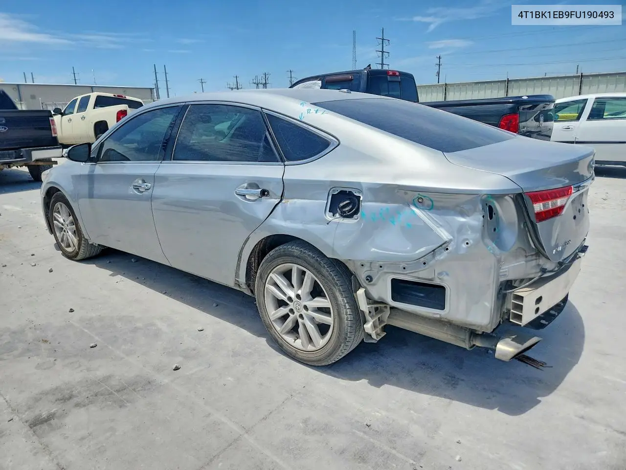 2015 Toyota Avalon Xle Premium VIN: 4T1BK1EB9FU190493 Lot: 59834996