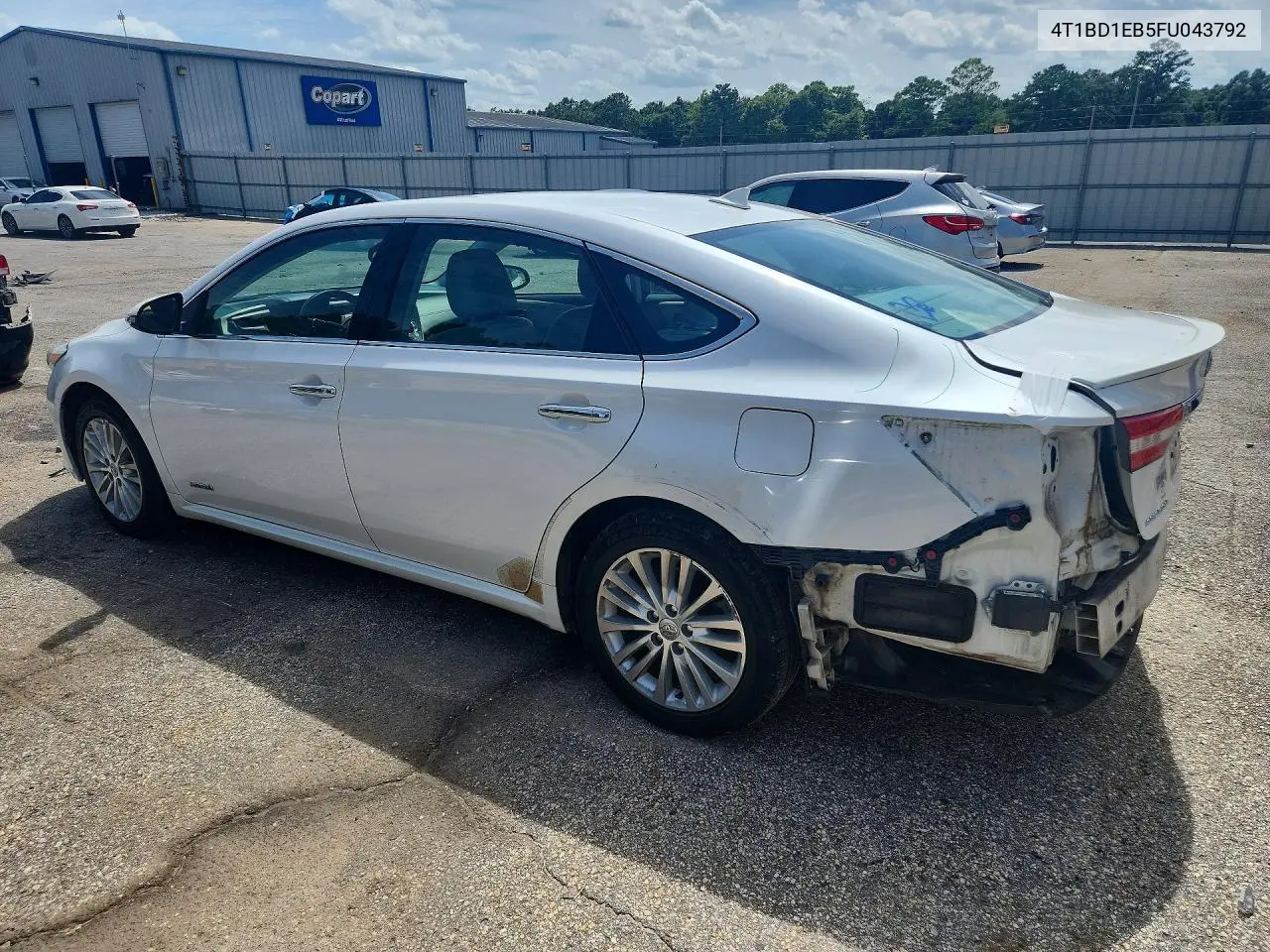 2015 Toyota Avalon Hybrid Limited VIN: 4T1BD1EB5FU043792 Lot: 61117006