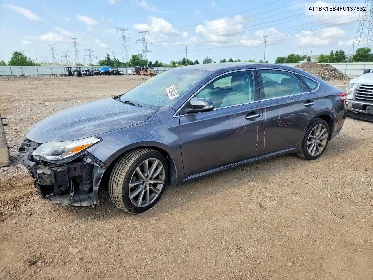 2015 Toyota Avalon Xle Touring VIN: 4T1BK1EB4FU137832 Lot: 61586406