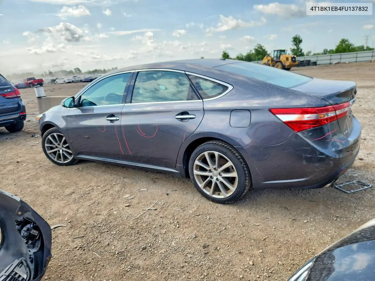 2015 Toyota Avalon Xle Touring VIN: 4T1BK1EB4FU137832 Lot: 61586406
