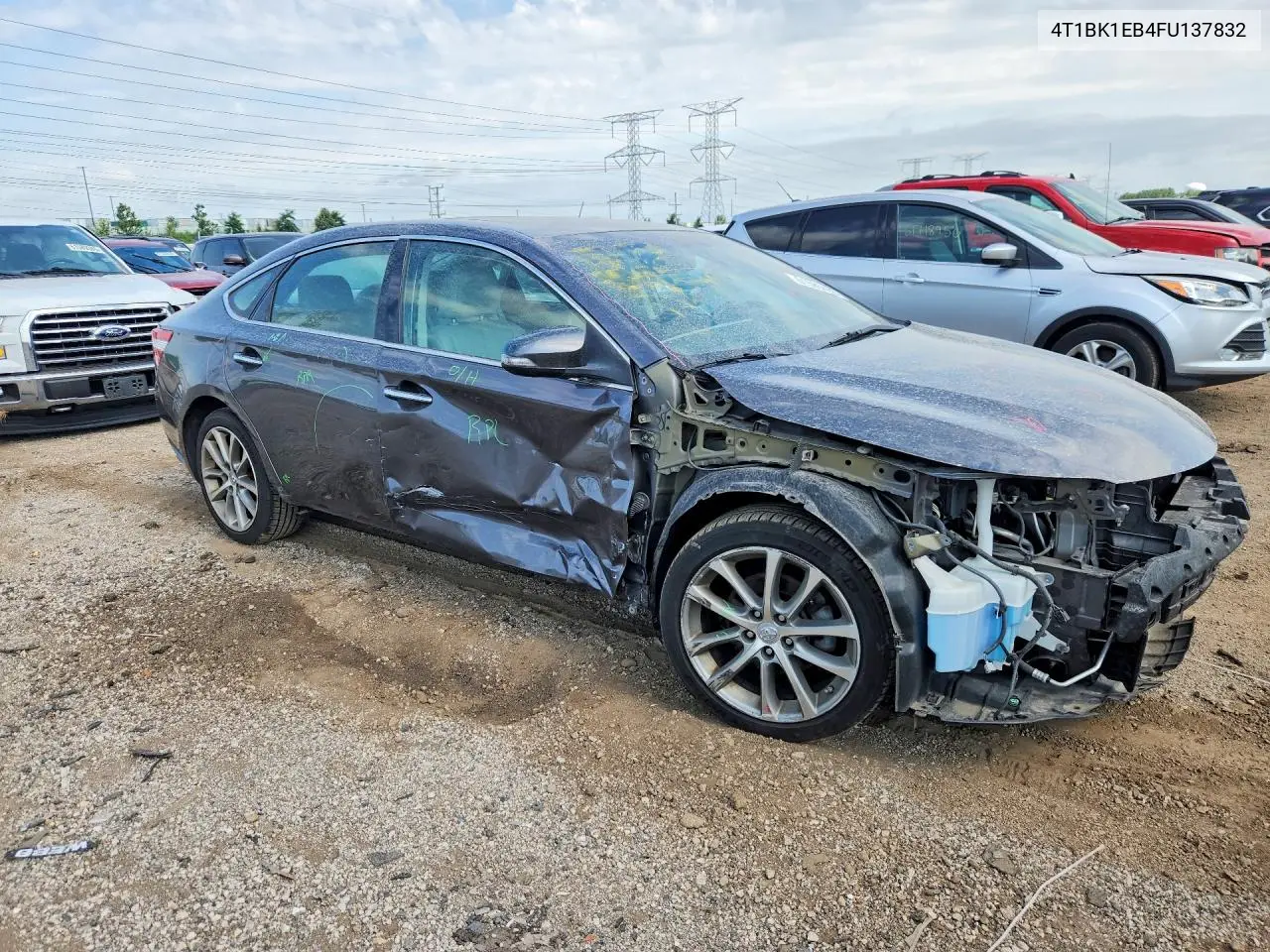 2015 Toyota Avalon Xle Touring VIN: 4T1BK1EB4FU137832 Lot: 61586406
