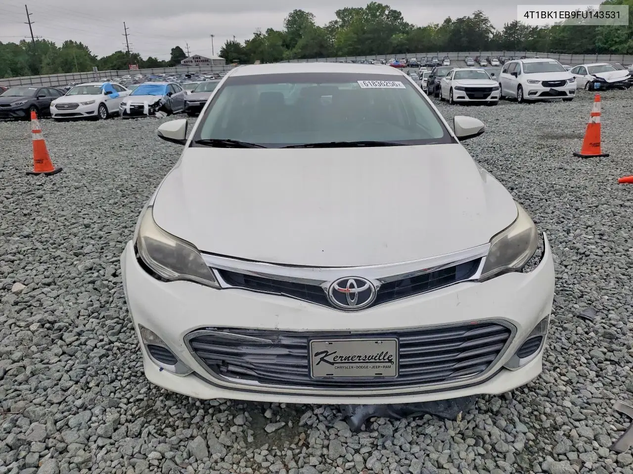 2015 Toyota Avalon Xle VIN: 4T1BK1EB9FU143531 Lot: 61836256