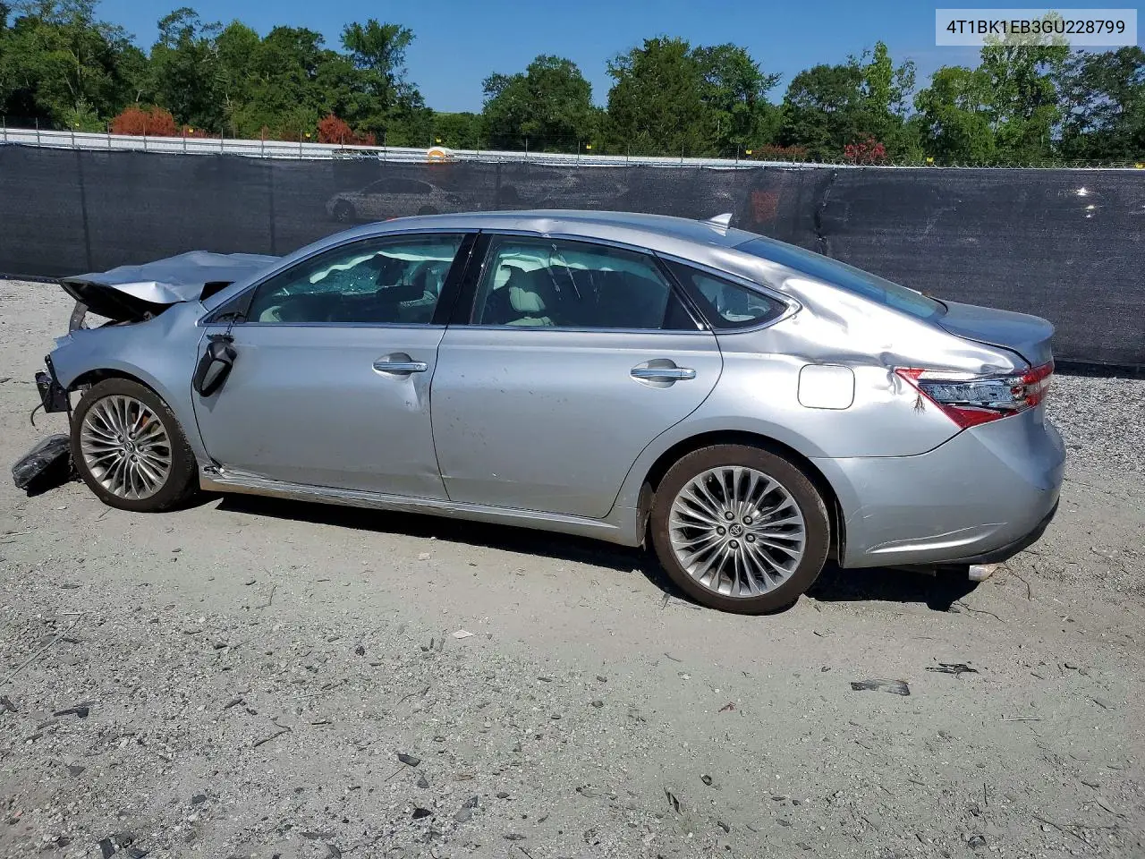 2016 Toyota Avalon Limited VIN: 4T1BK1EB3GU228799 Lot: 60667196