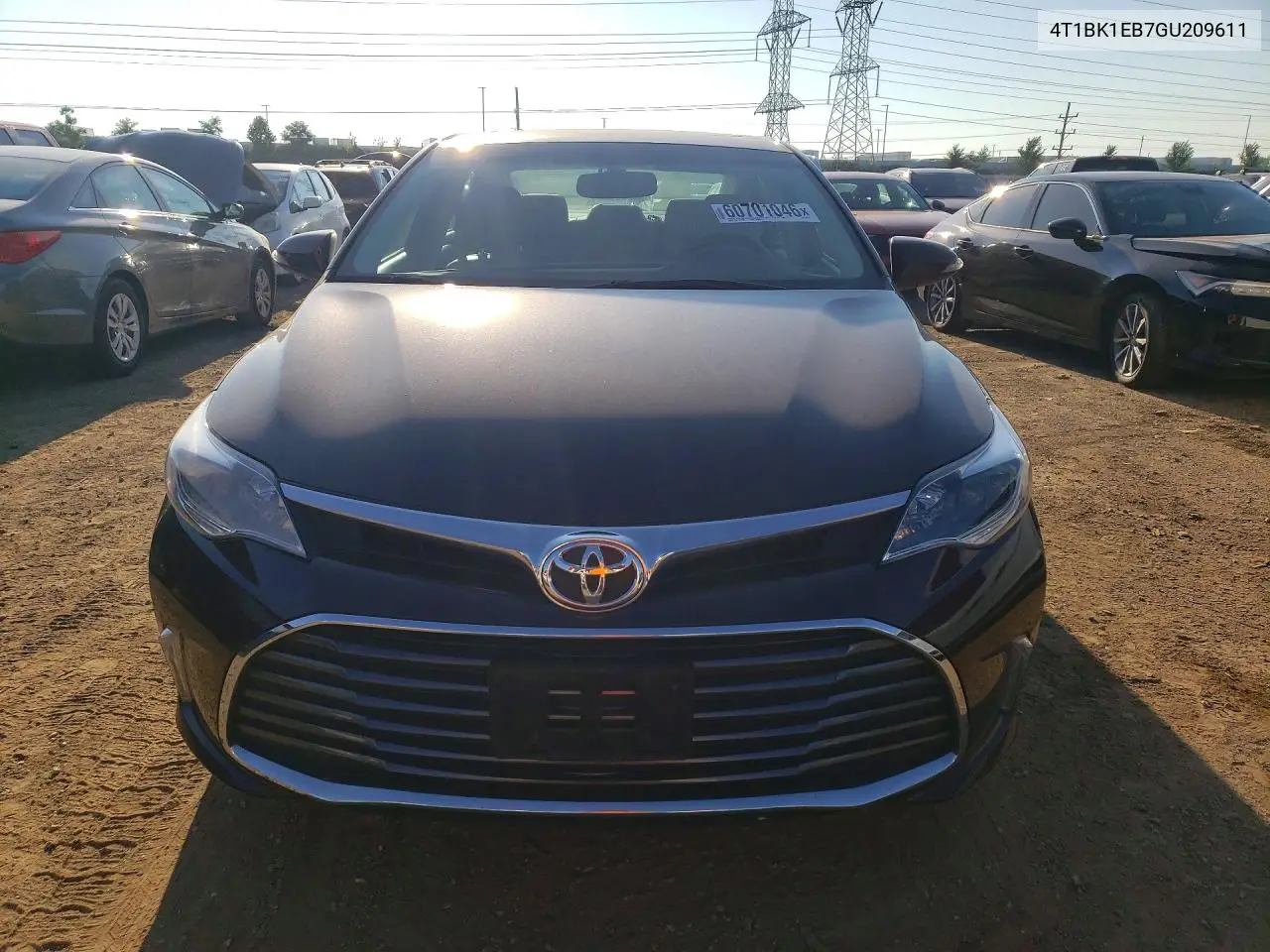 2016 Toyota Avalon Xle Plus VIN: 4T1BK1EB7GU209611 Lot: 60701046