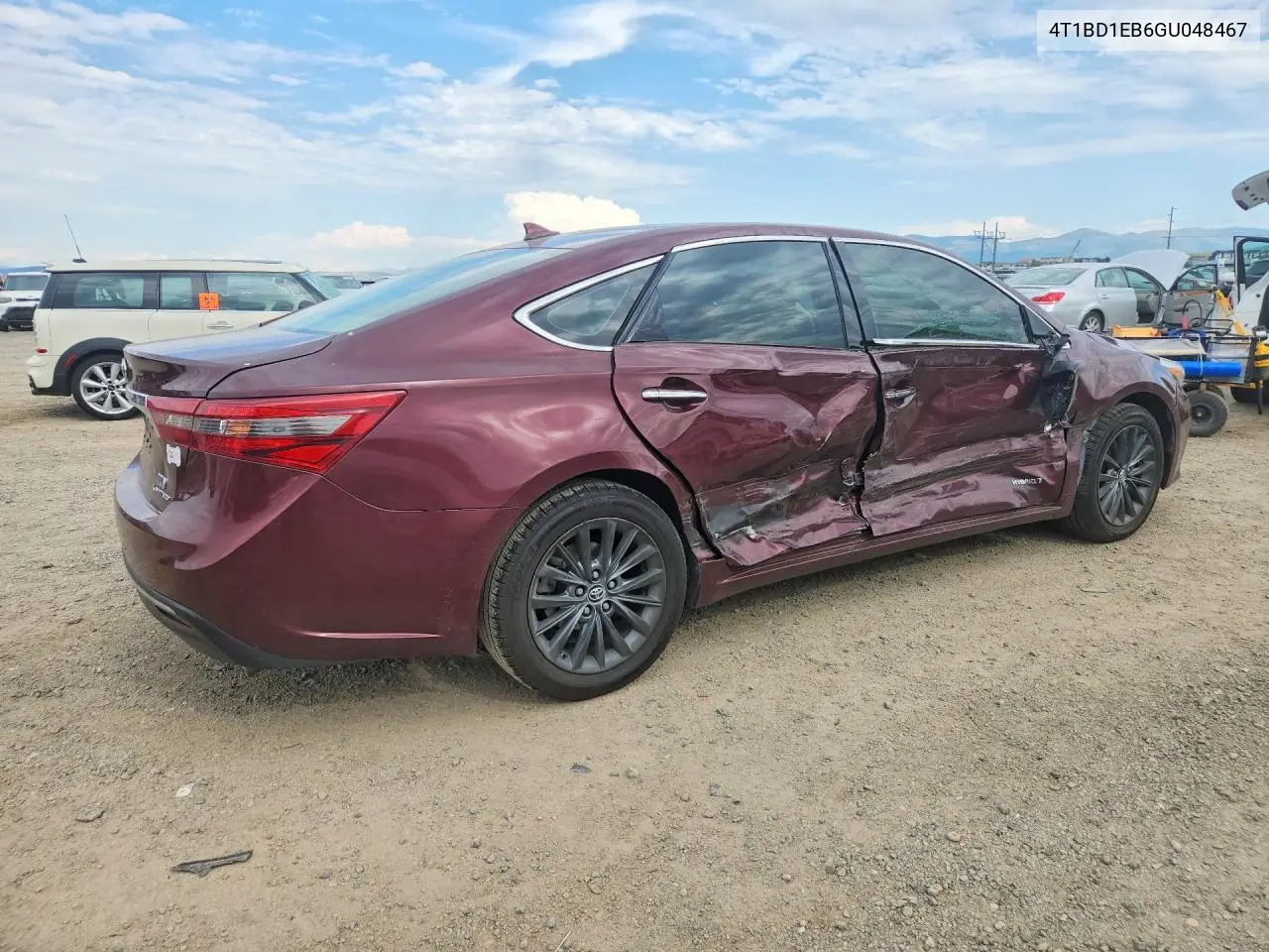 2016 Toyota Avalon Hybrid Limited VIN: 4T1BD1EB6GU048467 Lot: 60969706
