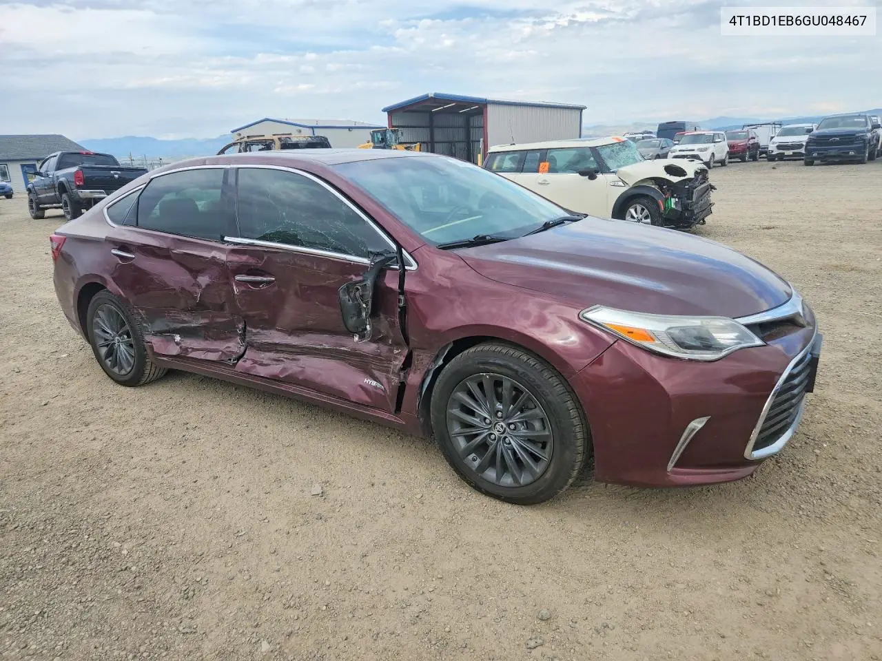 2016 Toyota Avalon Hybrid Limited VIN: 4T1BD1EB6GU048467 Lot: 60969706