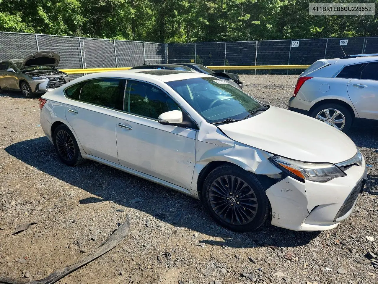 2016 Toyota Avalon Touring VIN: 4T1BK1EB6GU228652 Lot: 61014756