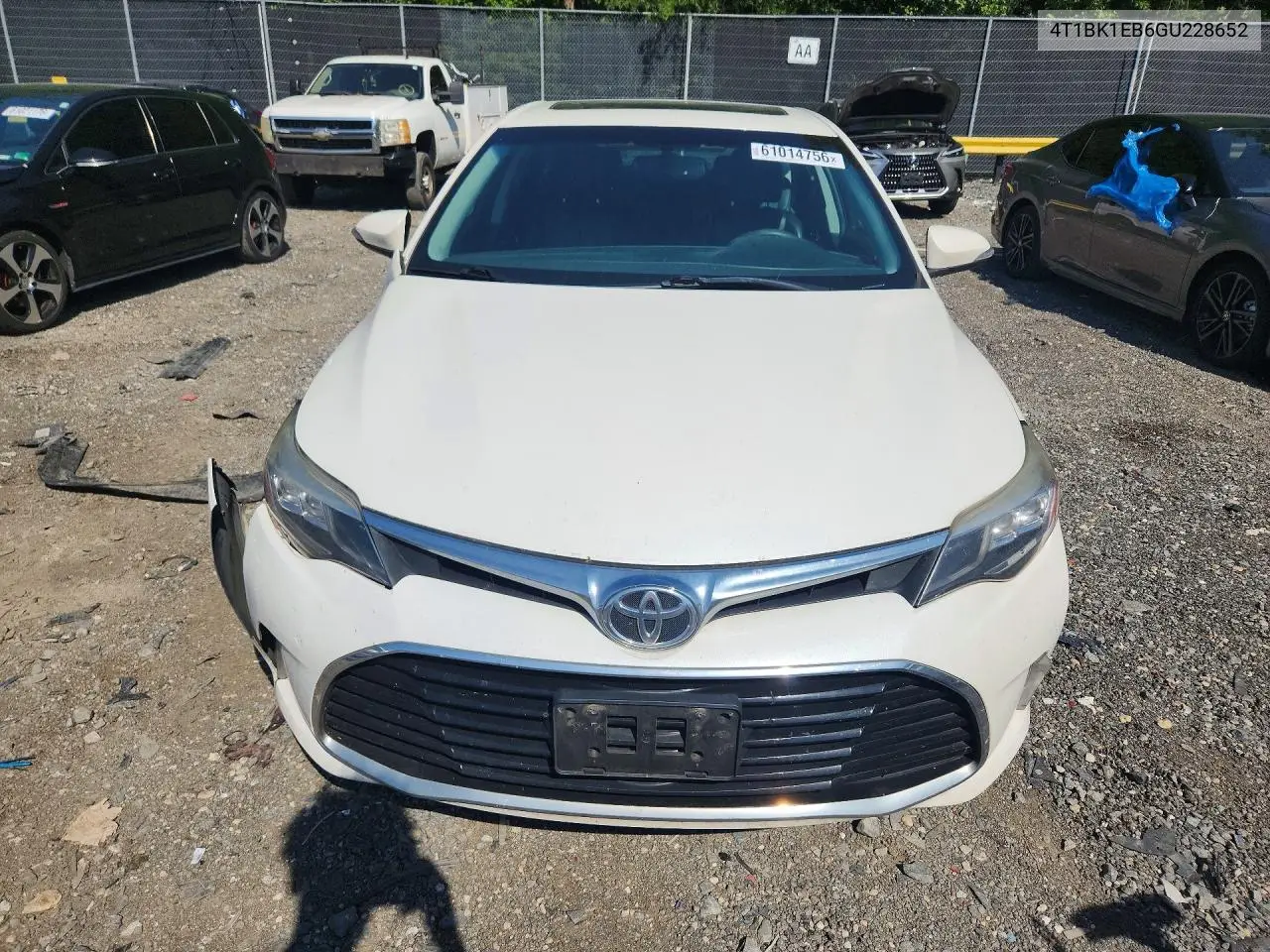2016 Toyota Avalon Touring VIN: 4T1BK1EB6GU228652 Lot: 61014756