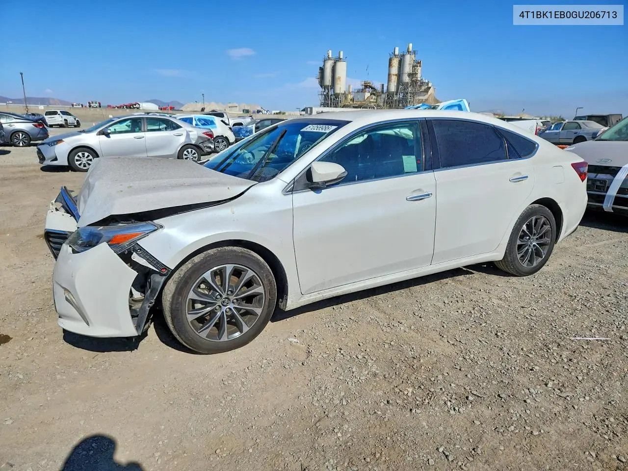 2016 Toyota Avalon Xle VIN: 4T1BK1EB0GU206713 Lot: 61058986
