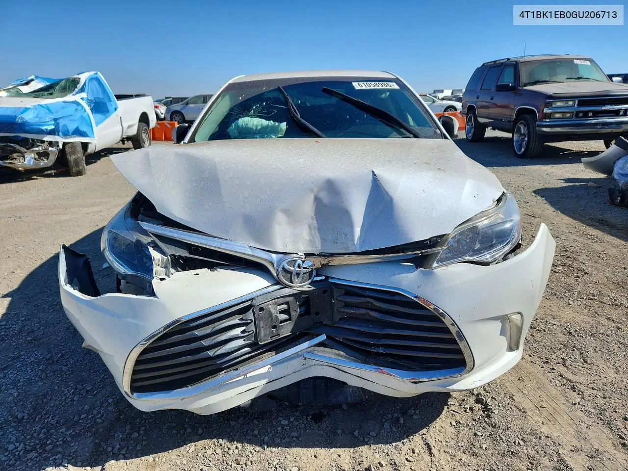 2016 Toyota Avalon Xle VIN: 4T1BK1EB0GU206713 Lot: 61058986