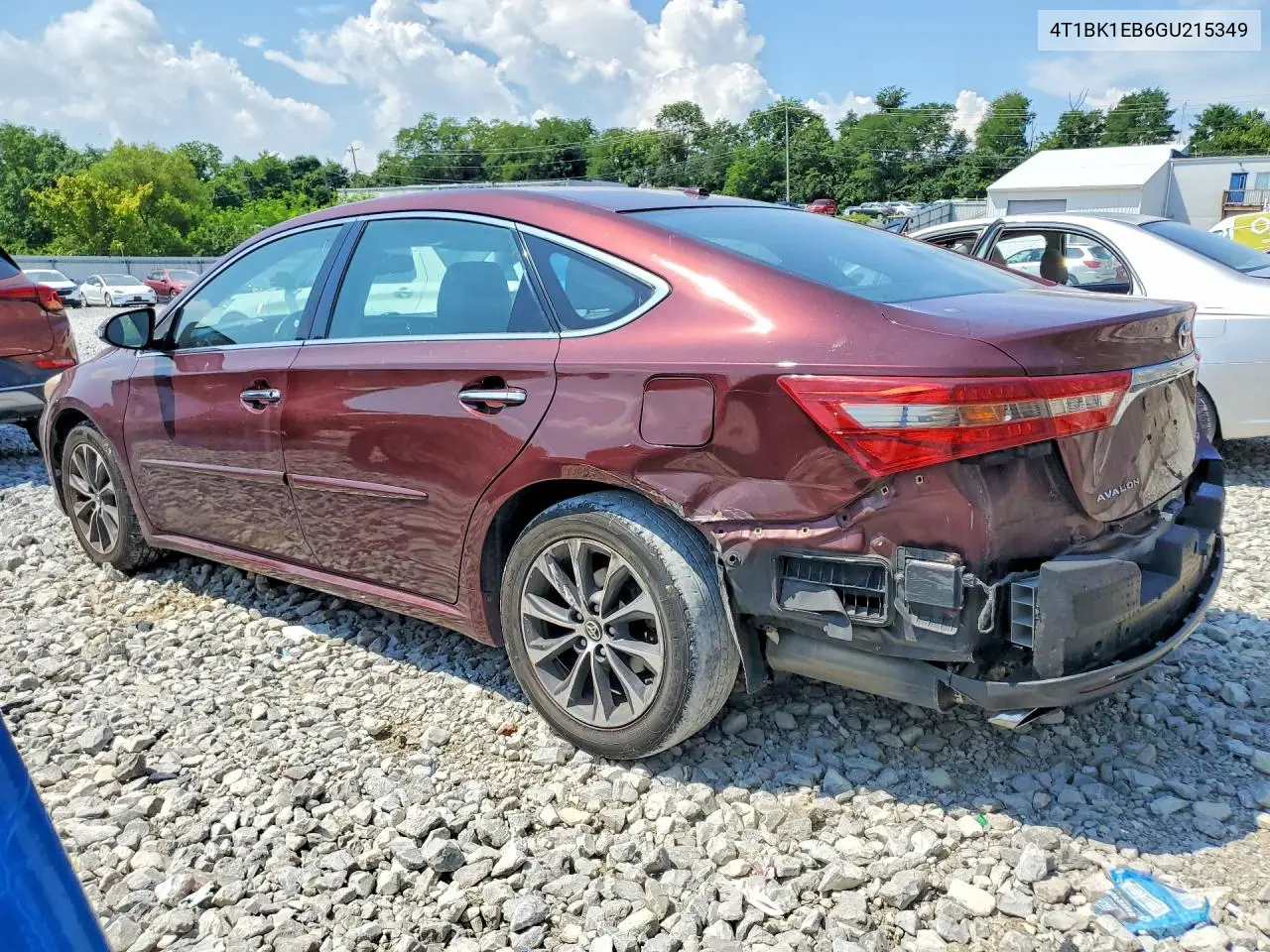 2016 Toyota Avalon Xle Premium VIN: 4T1BK1EB6GU215349 Lot: 61159046