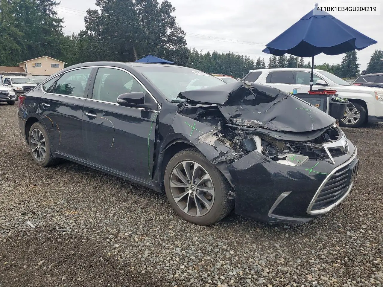 2016 Toyota Avalon Xle Plus VIN: 4T1BK1EB4GU204219 Lot: 61522126