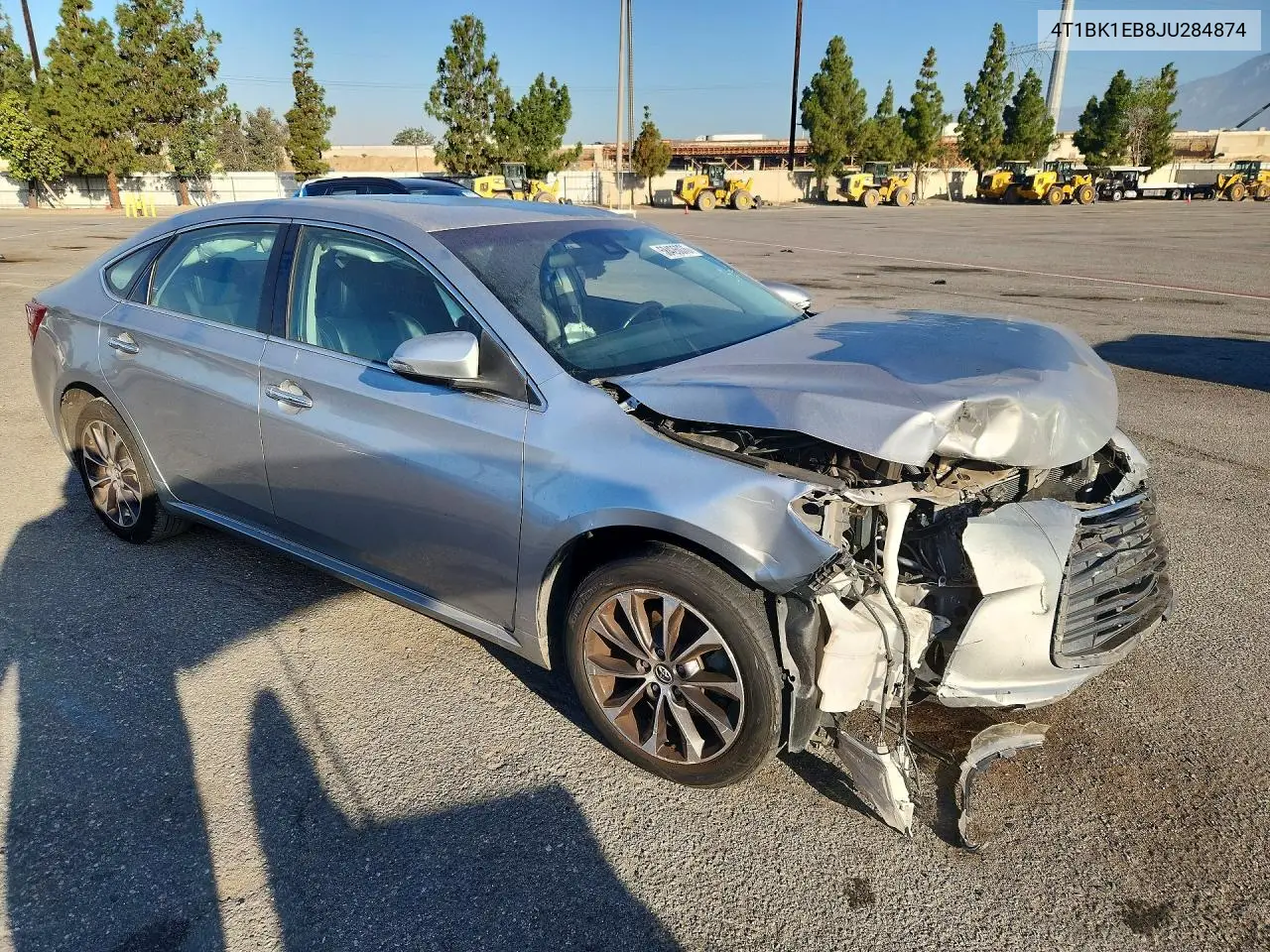 2018 Toyota Avalon VIN: 4T1BK1EB8JU284874 Lot: 58426076