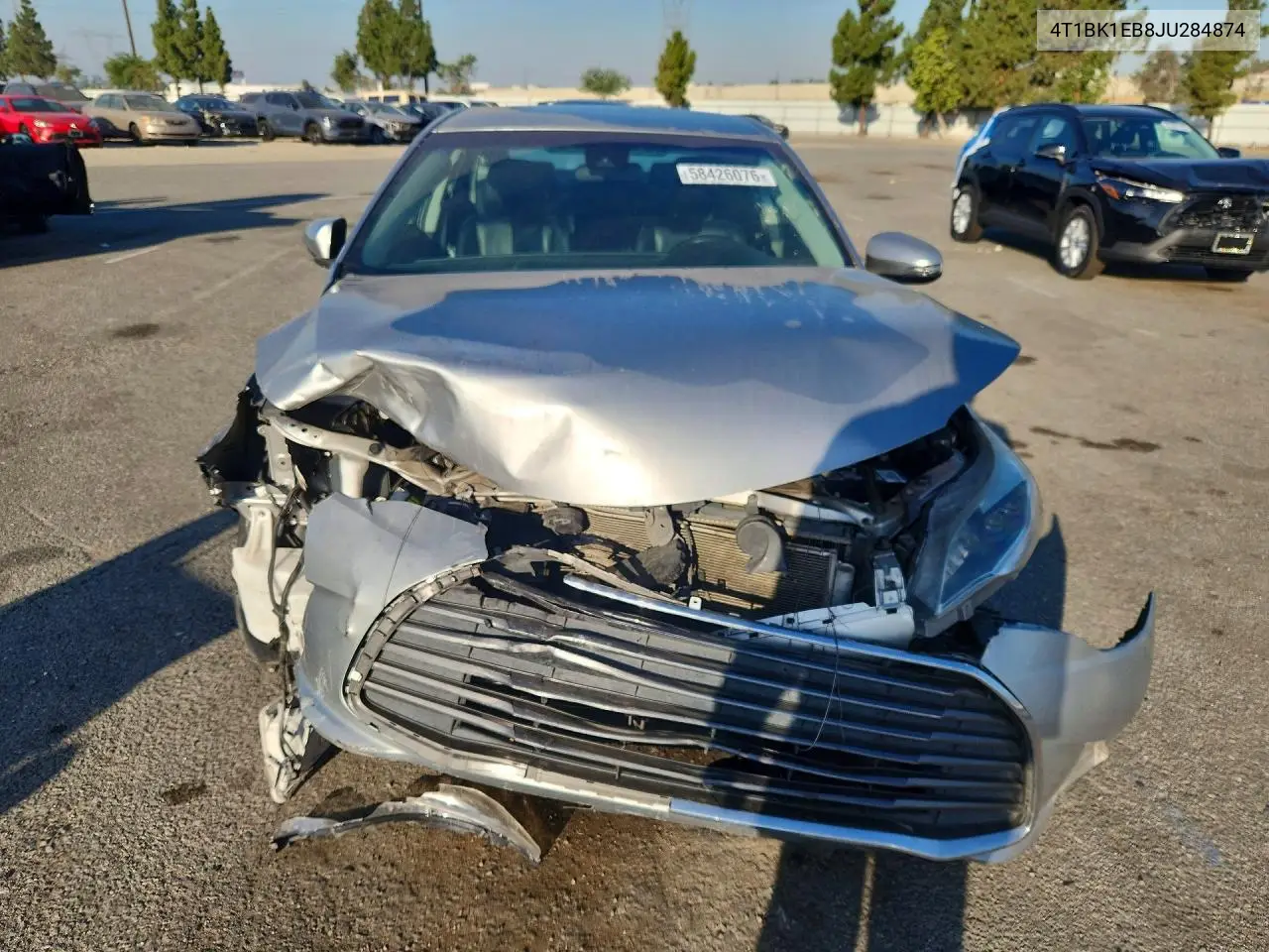 2018 Toyota Avalon VIN: 4T1BK1EB8JU284874 Lot: 58426076