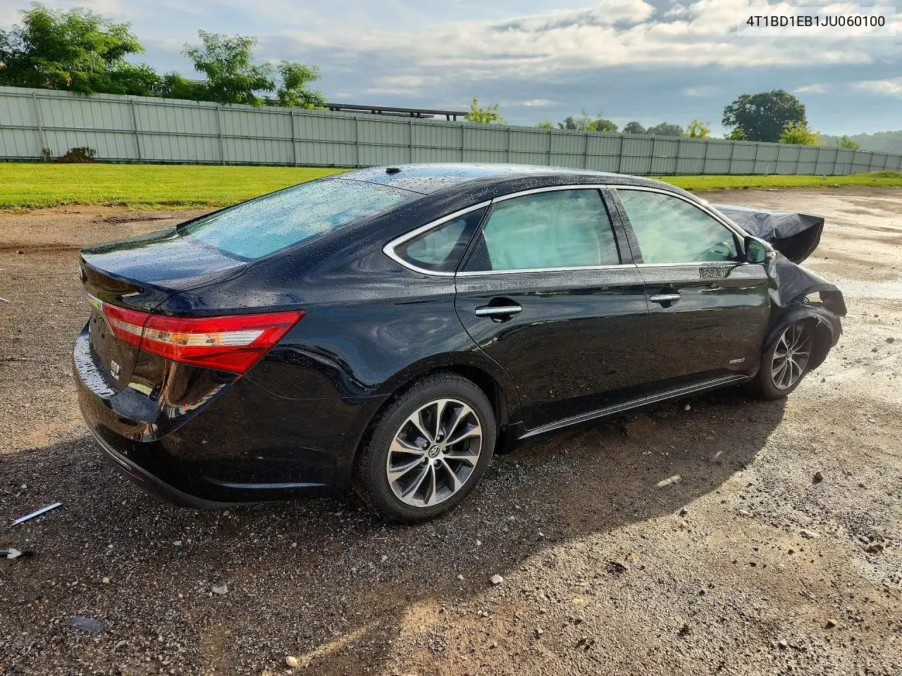 2018 Toyota Avalon Hybrid Xle Premium VIN: 4T1BD1EB1JU060100 Lot: 60225926