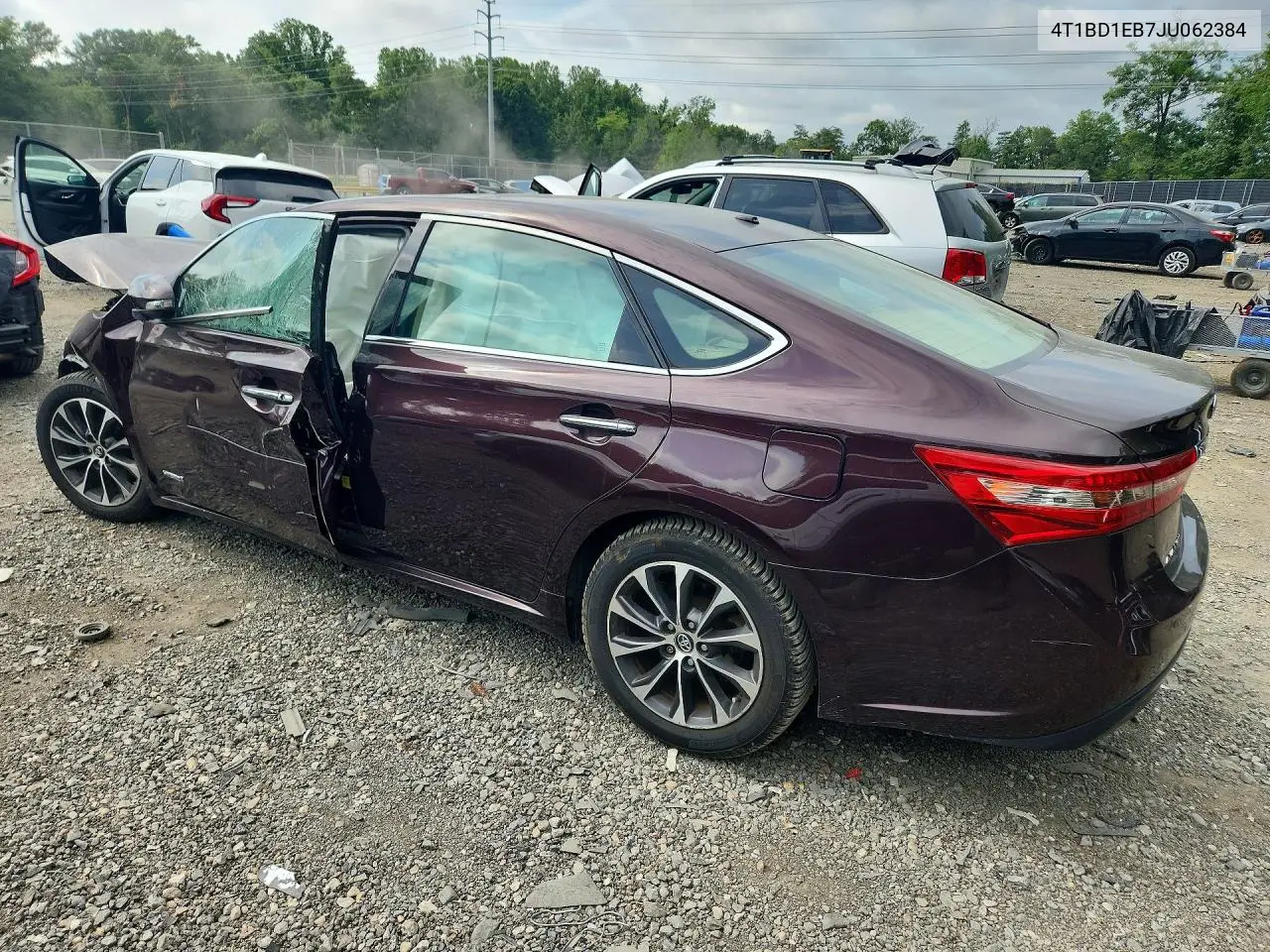 2018 Toyota Avalon Hybrid Xle Premium VIN: 4T1BD1EB7JU062384 Lot: 60653756
