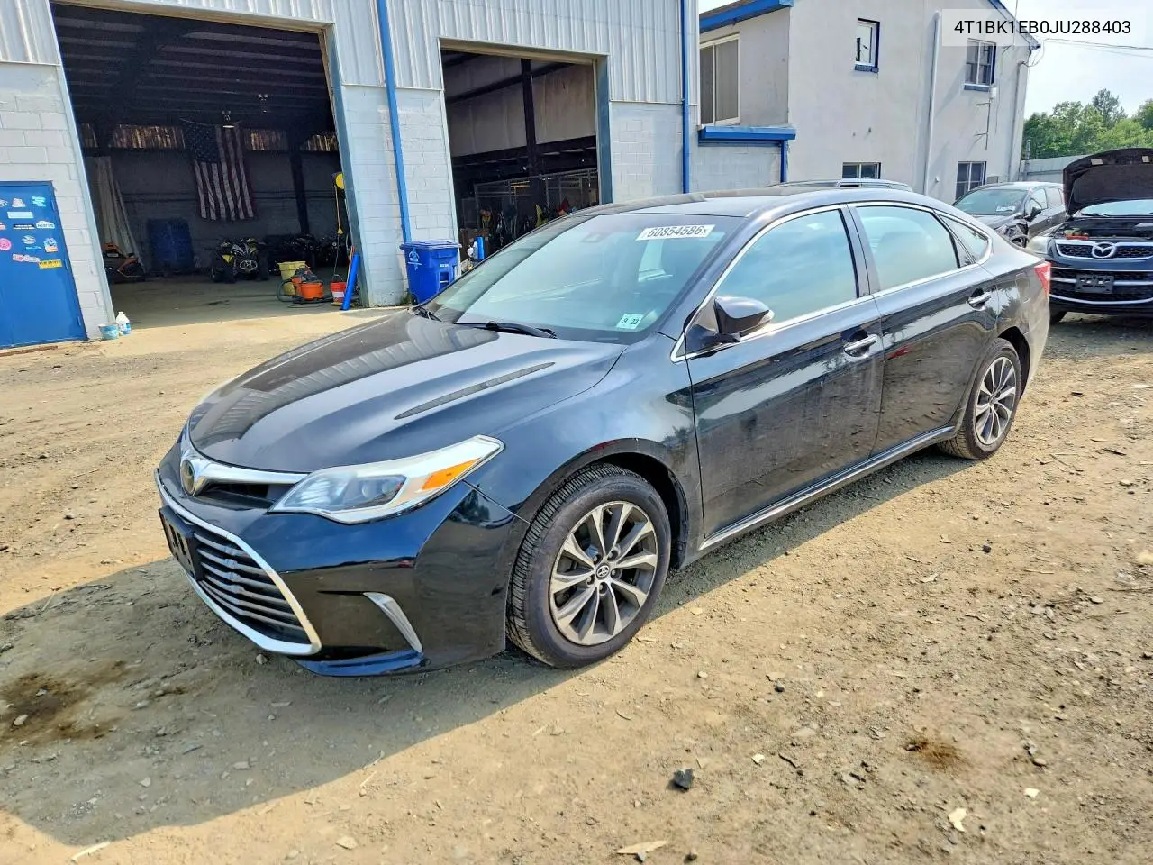 2018 Toyota Avalon Xle VIN: 4T1BK1EB0JU288403 Lot: 60854586