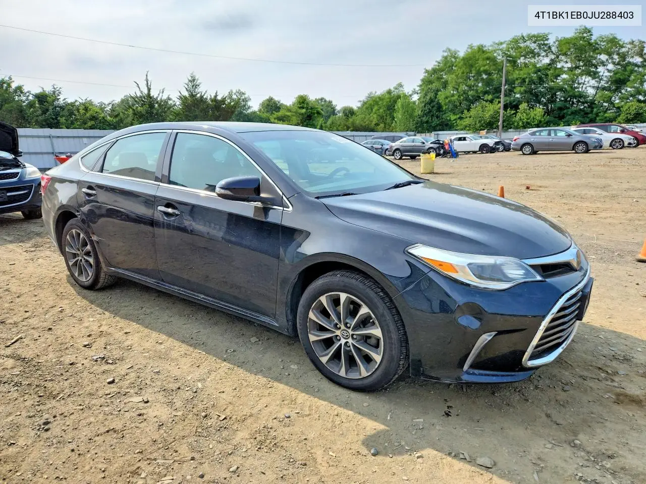 2018 Toyota Avalon Xle VIN: 4T1BK1EB0JU288403 Lot: 60854586