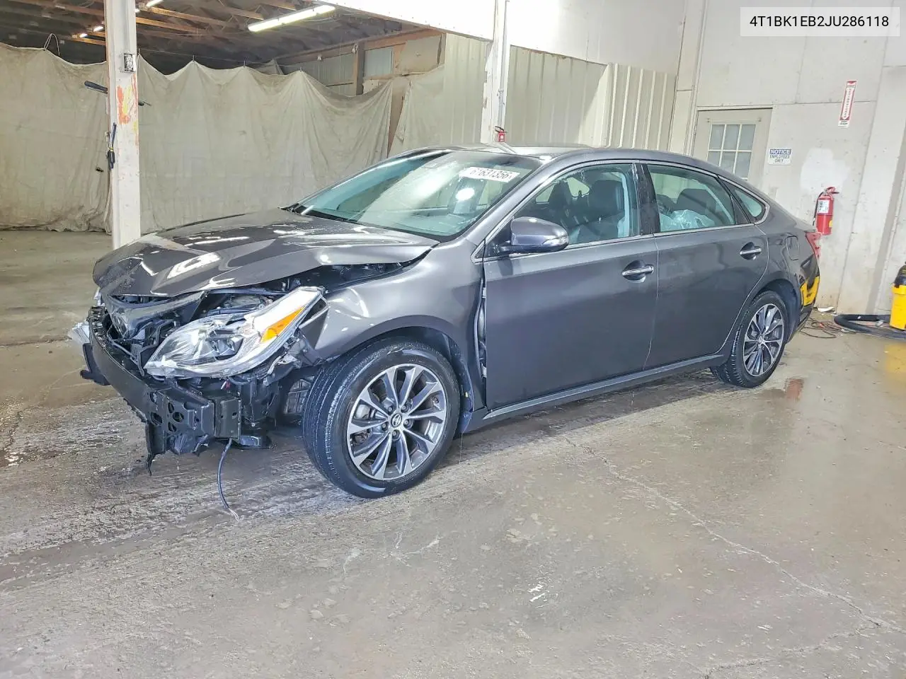 2018 Toyota Avalon Xle VIN: 4T1BK1EB2JU286118 Lot: 61631356