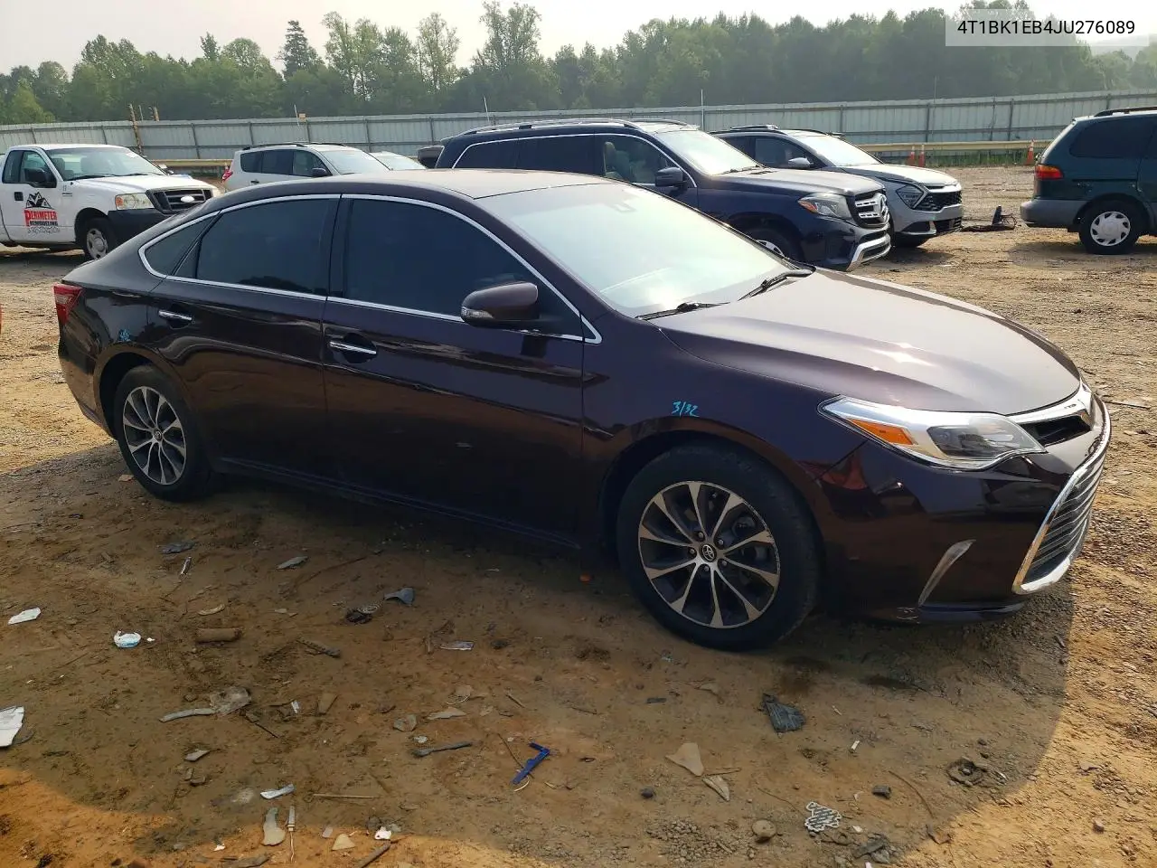 2018 Toyota Avalon Xle VIN: 4T1BK1EB4JU276089 Lot: 61679686