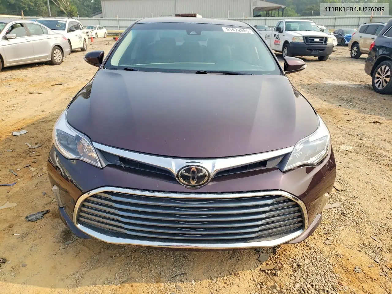2018 Toyota Avalon Xle VIN: 4T1BK1EB4JU276089 Lot: 61679686