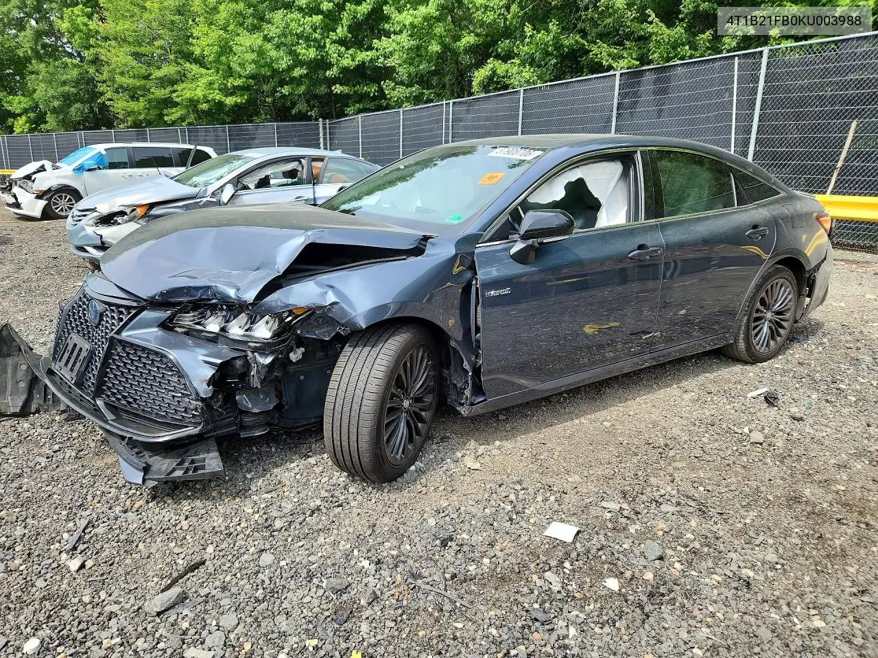 2019 Toyota Avalon Hybrid Xse VIN: 4T1B21FB0KU003988 Lot: 57908706