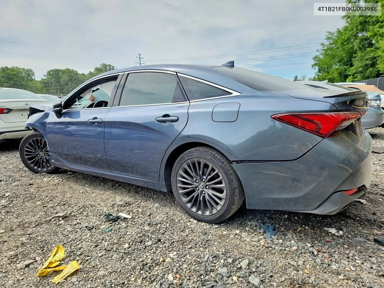 2019 Toyota Avalon Hybrid Xse VIN: 4T1B21FB0KU003988 Lot: 57908706