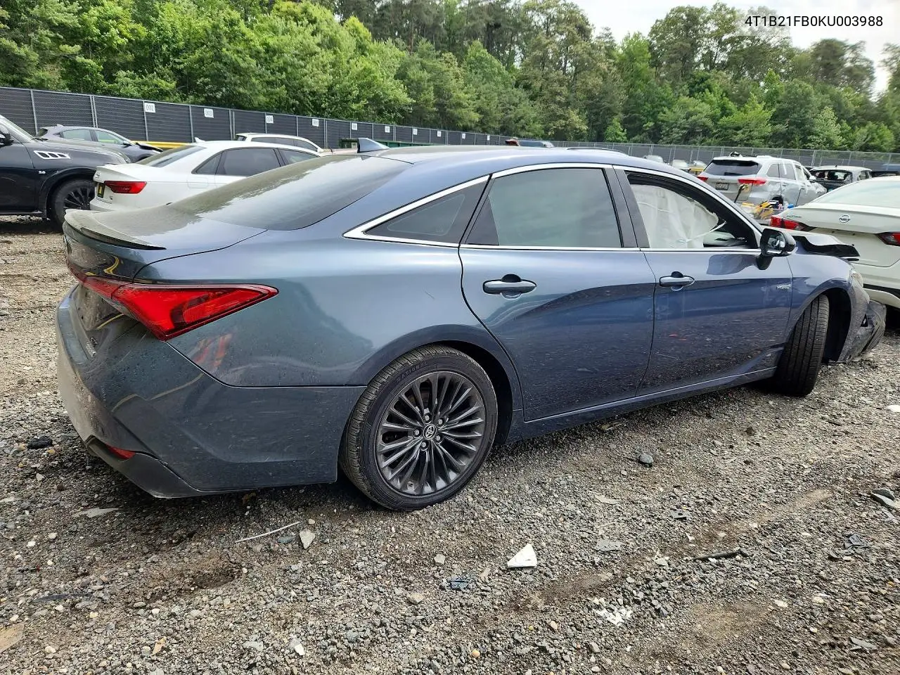 2019 Toyota Avalon Hybrid Xse VIN: 4T1B21FB0KU003988 Lot: 57908706
