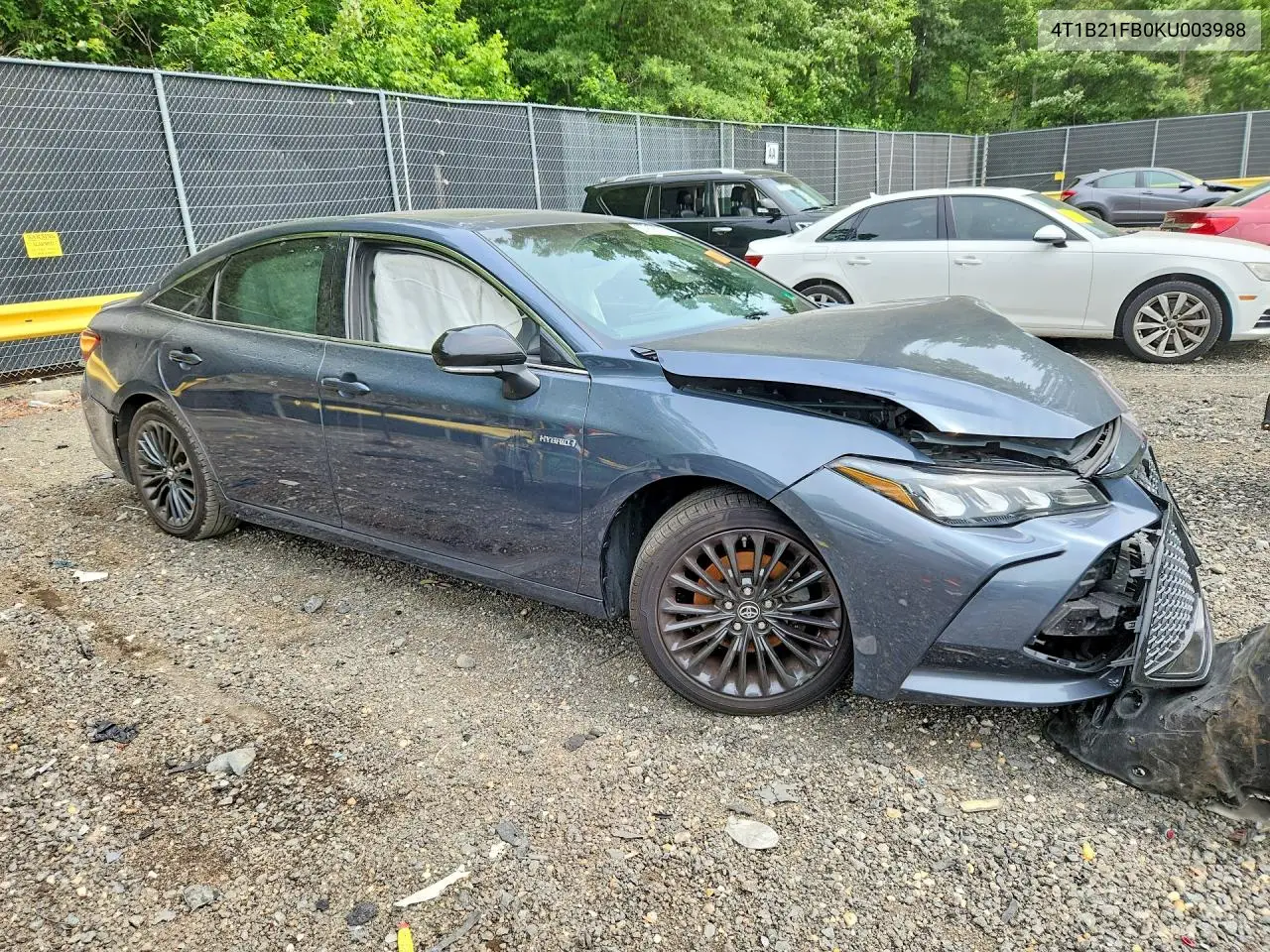 2019 Toyota Avalon Hybrid Xse VIN: 4T1B21FB0KU003988 Lot: 57908706