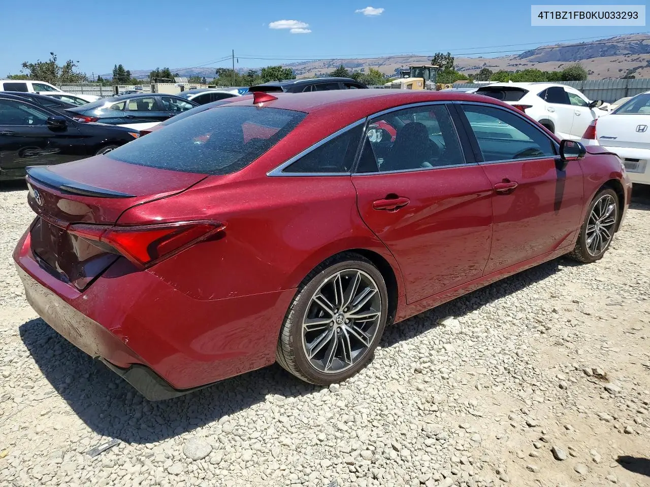 2019 Toyota Avalon Xse VIN: 4T1BZ1FB0KU033293 Lot: 60714986
