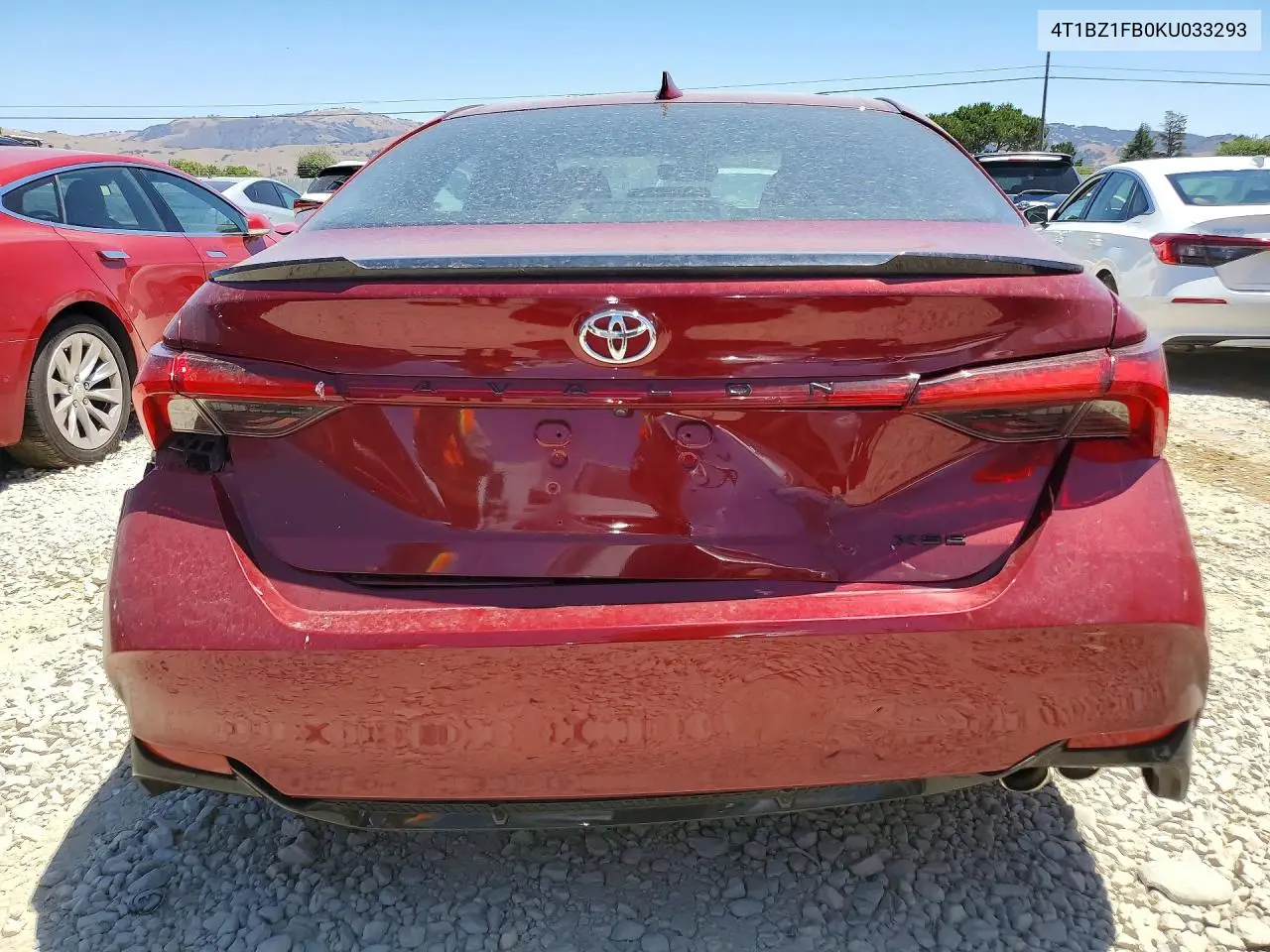 2019 Toyota Avalon Xse VIN: 4T1BZ1FB0KU033293 Lot: 60714986