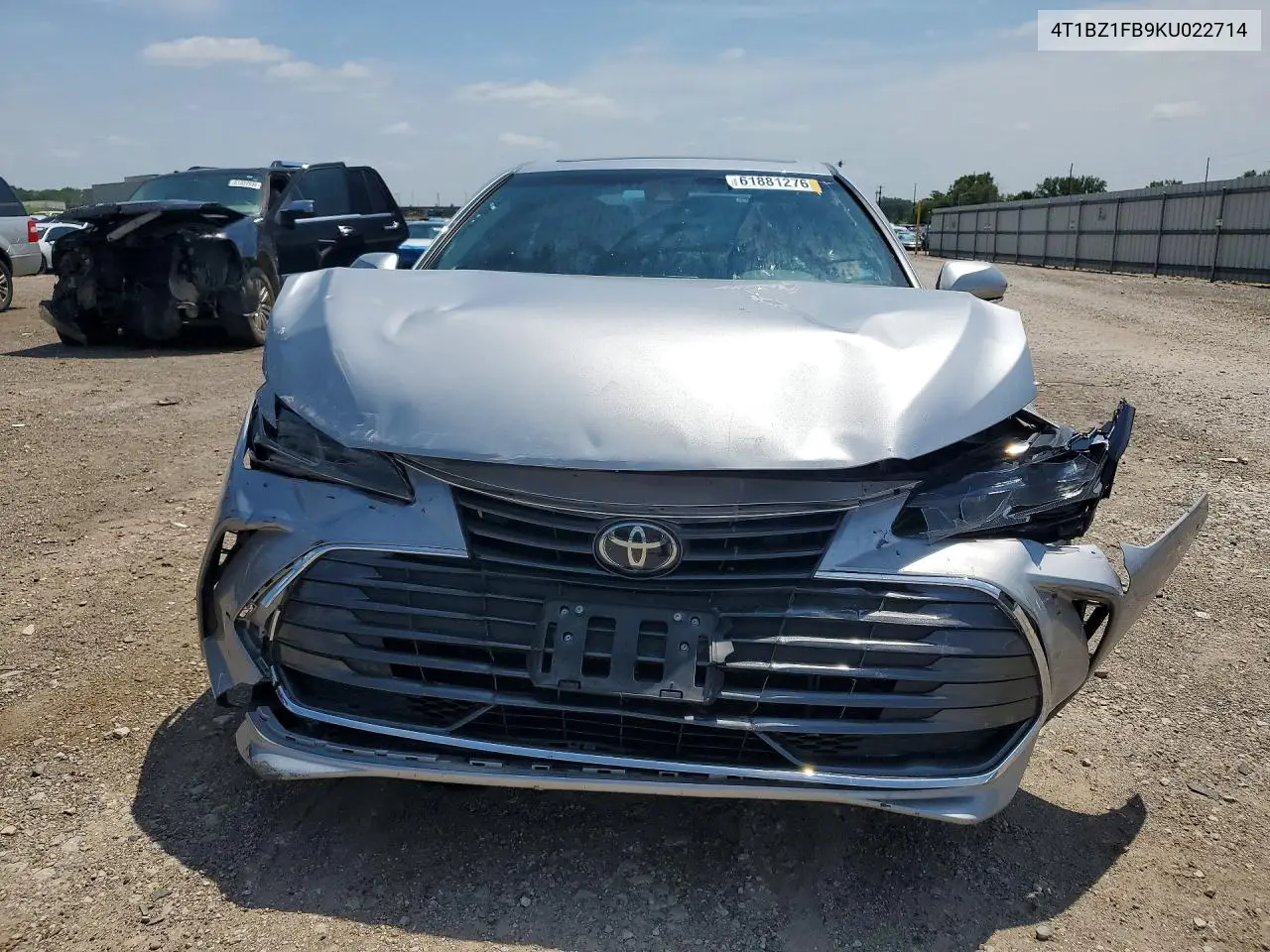 2019 Toyota Avalon Limited VIN: 4T1BZ1FB9KU022714 Lot: 61881276