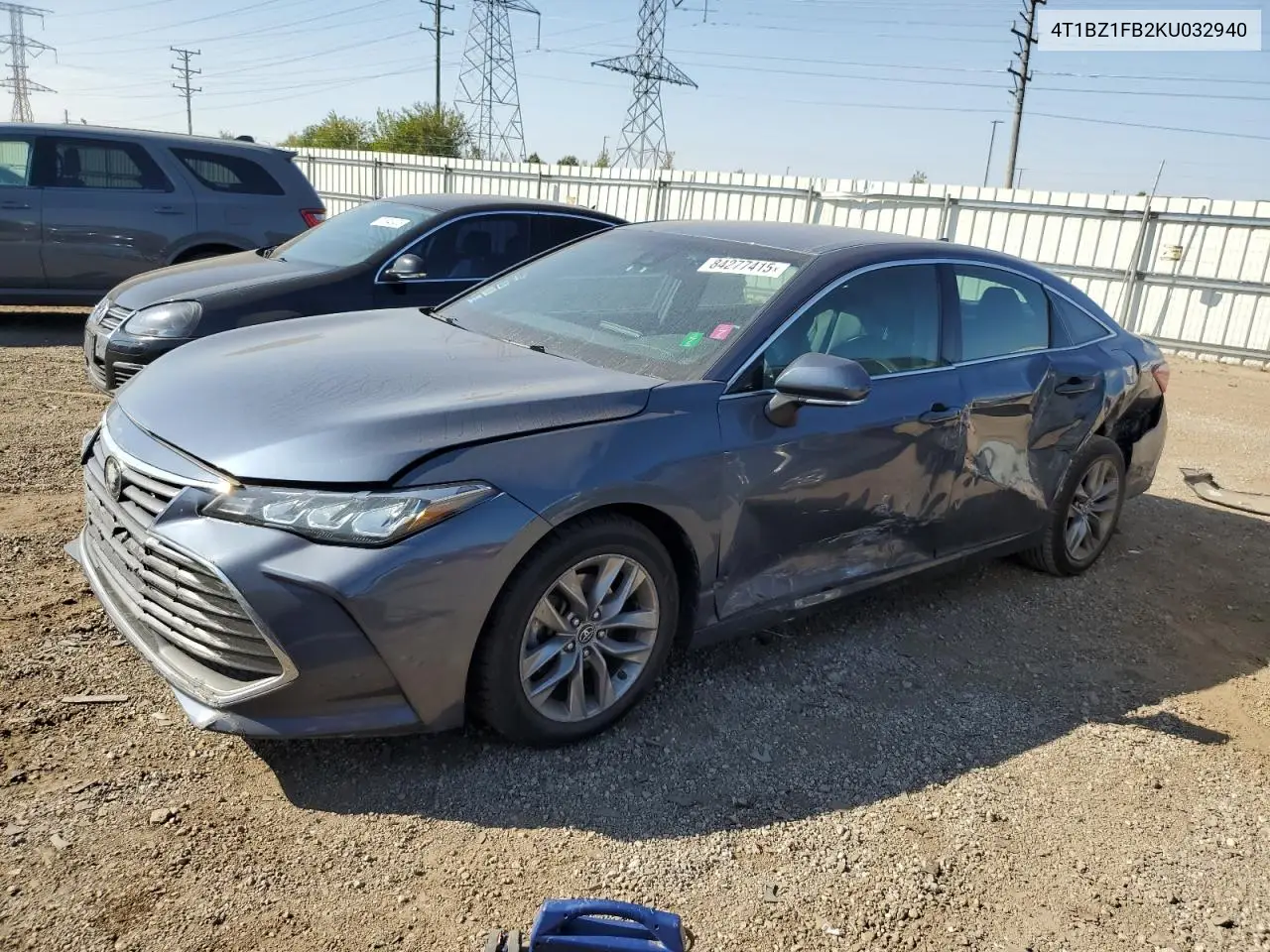 4T1BZ1FB2KU032940 2019 Toyota Avalon Xle