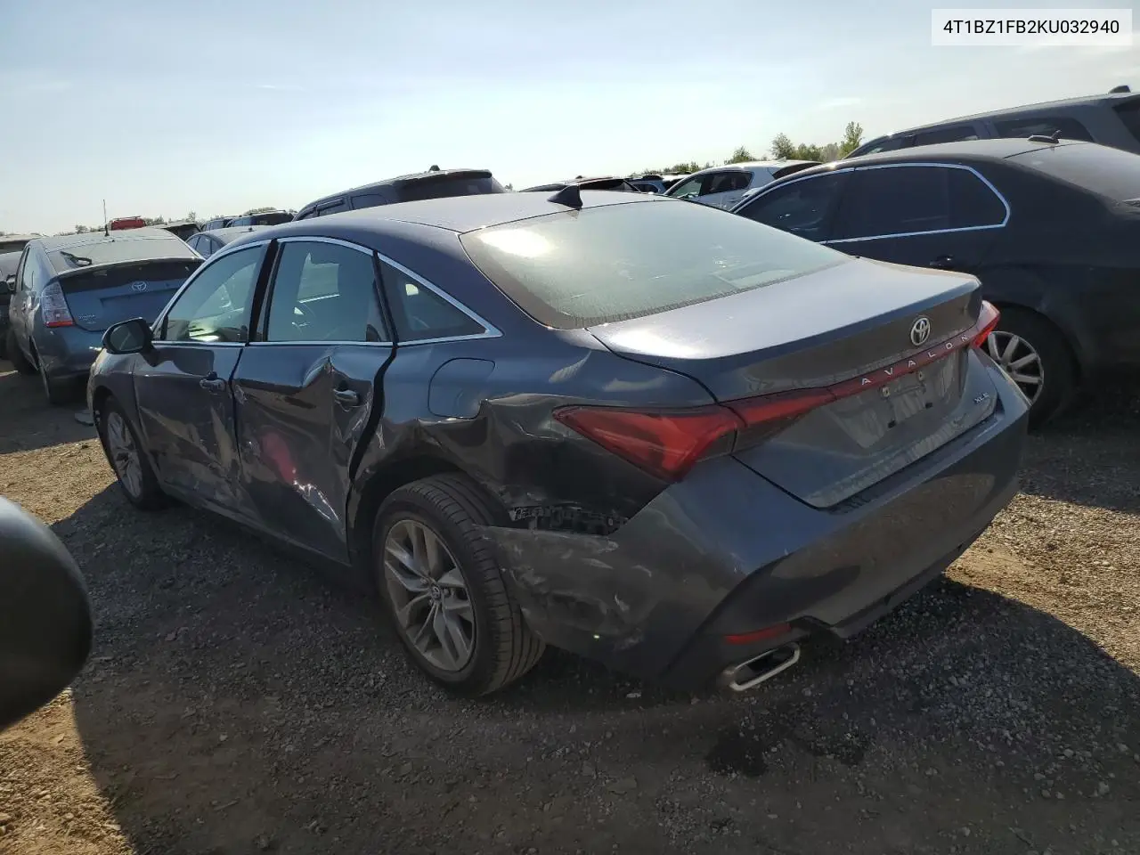 4T1BZ1FB2KU032940 2019 Toyota Avalon Xle
