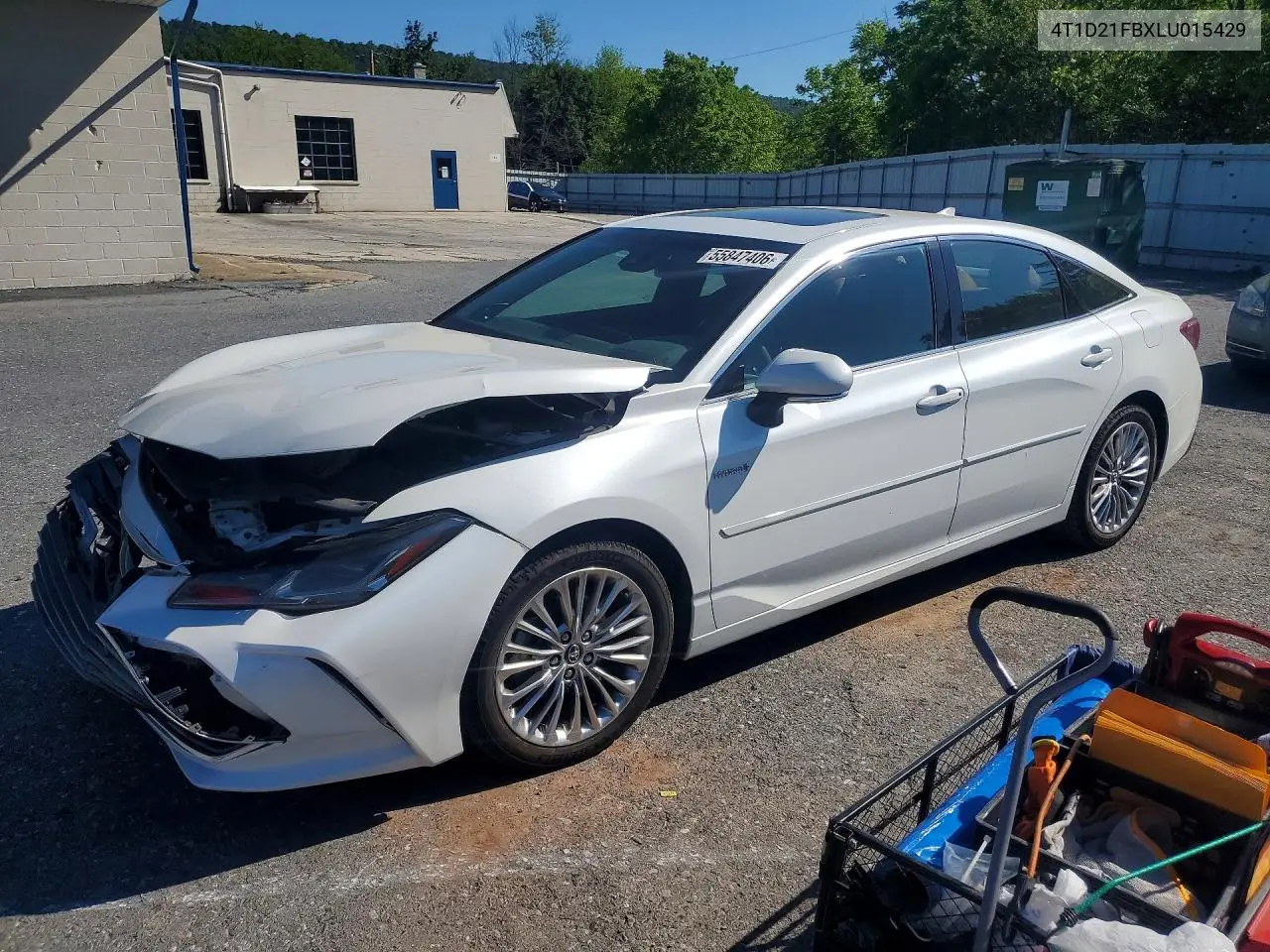2020 Toyota Avalon Limited VIN: 4T1D21FBXLU015429 Lot: 55847406