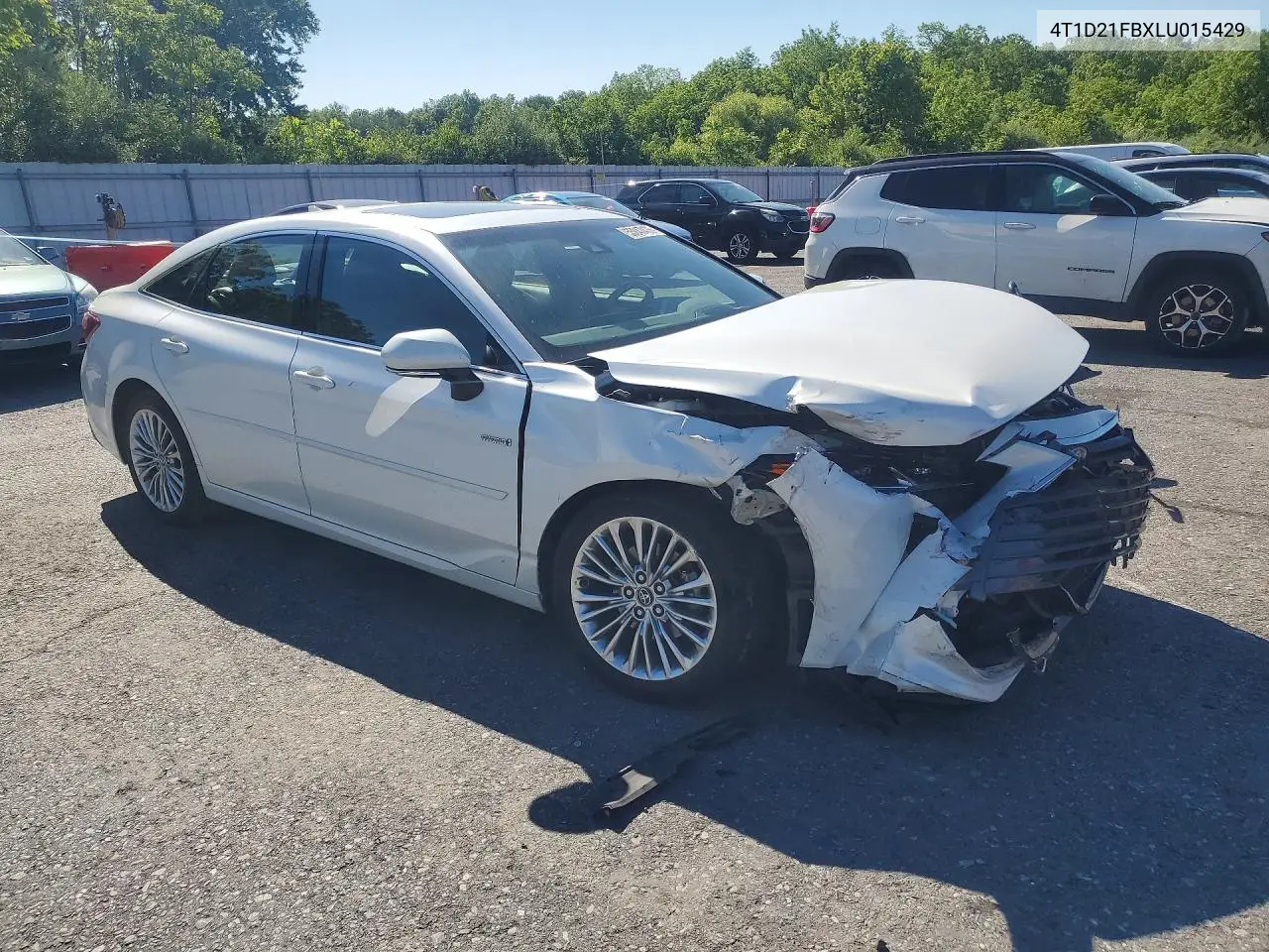2020 Toyota Avalon Limited VIN: 4T1D21FBXLU015429 Lot: 55847406