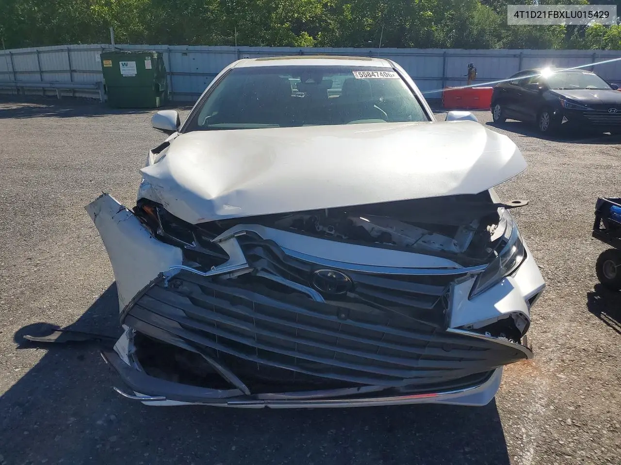 2020 Toyota Avalon Limited VIN: 4T1D21FBXLU015429 Lot: 55847406